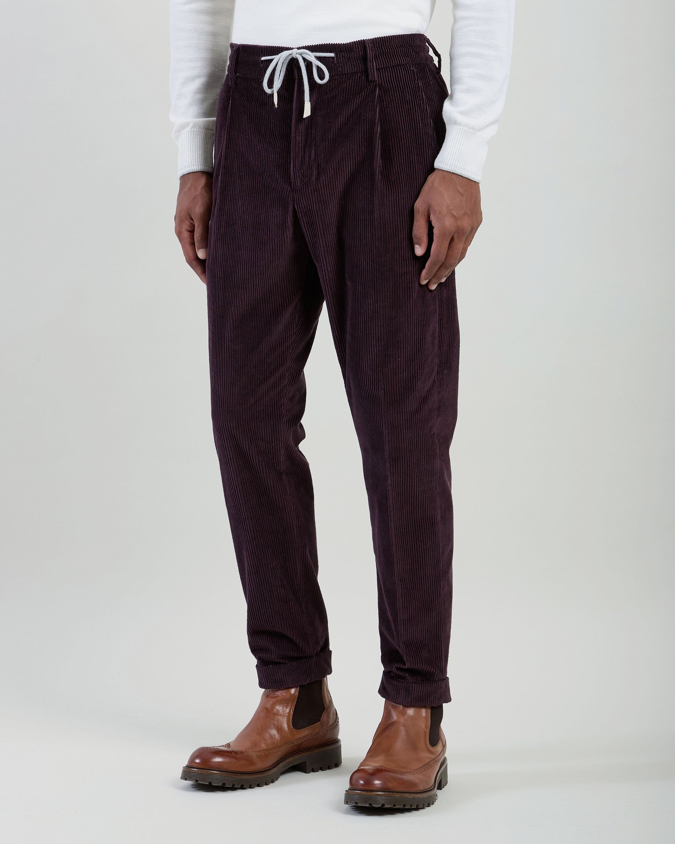 PANTALONE COTONE CASHMERE - 1