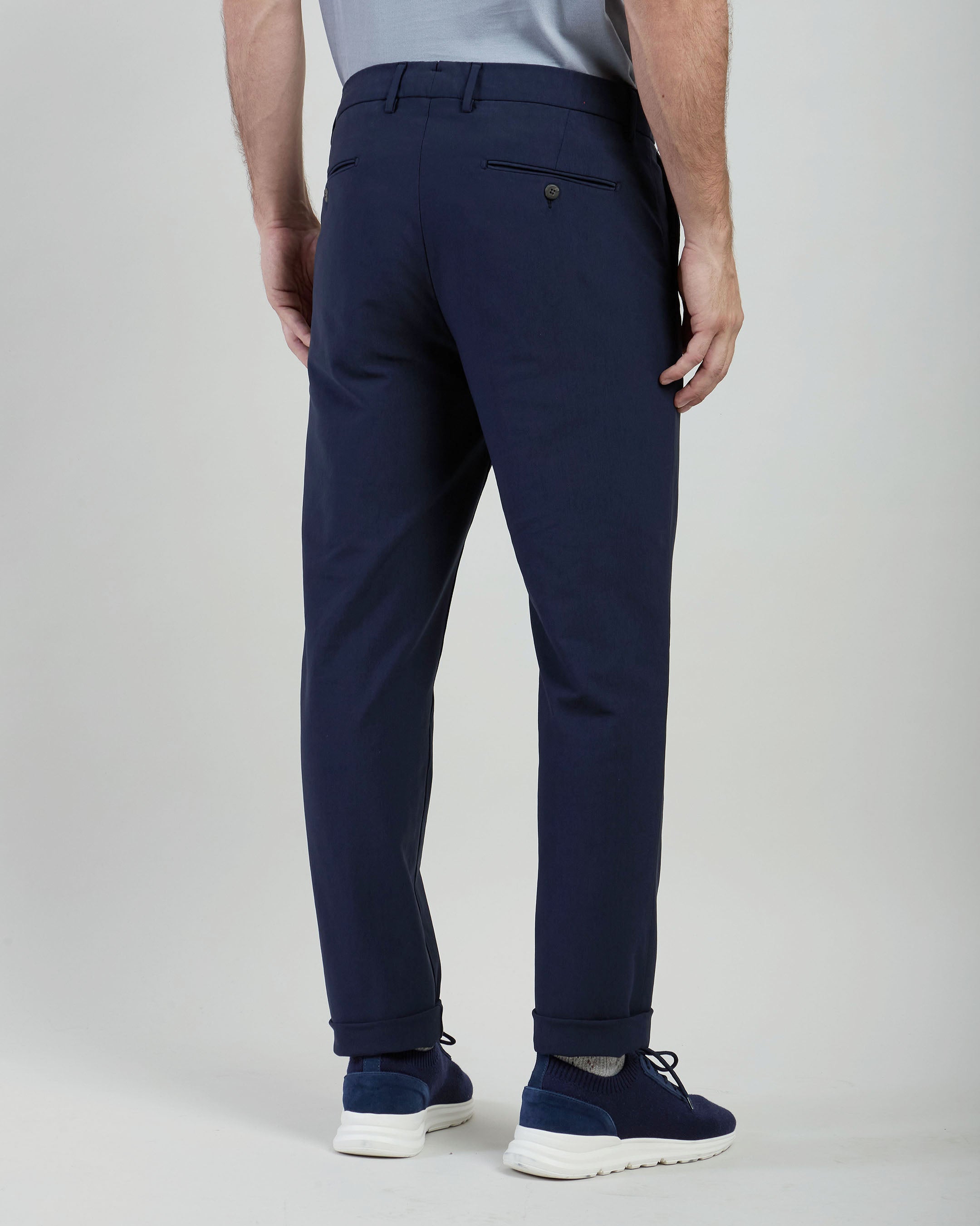 STRETCH COTTON TROUSERS - 6