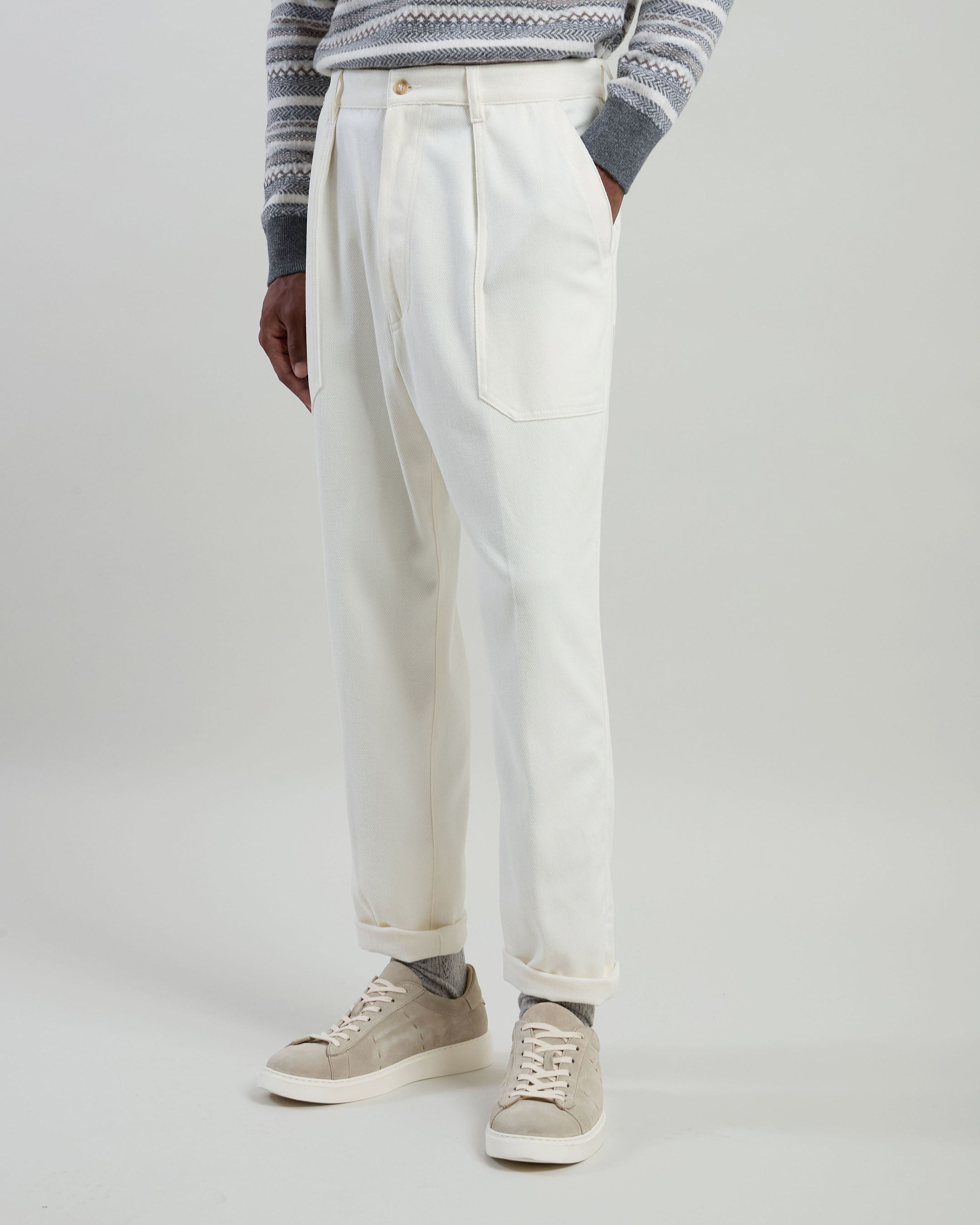 PANTALONE COTONE LANA - 1