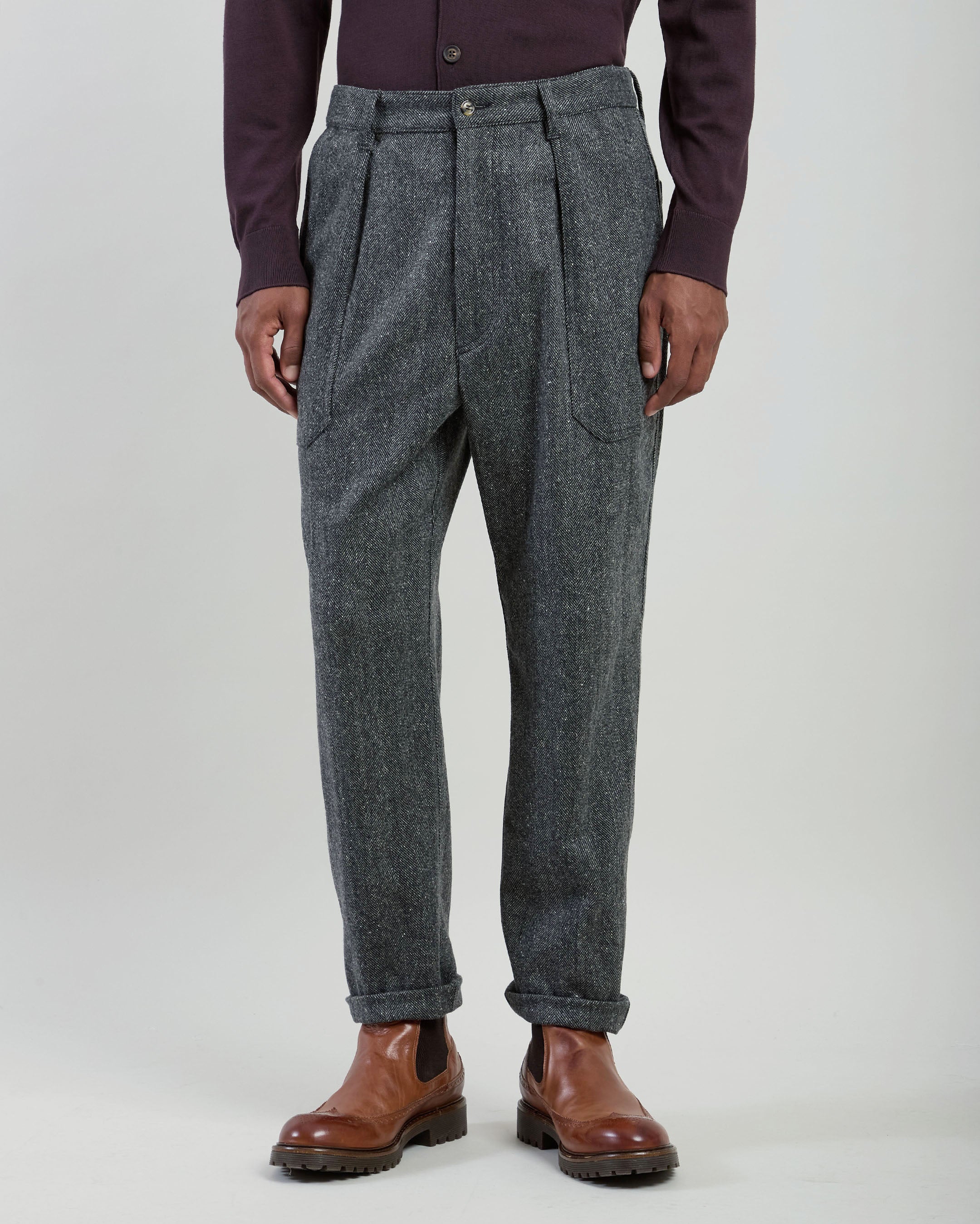 PANTALONE LANA SETA - 1