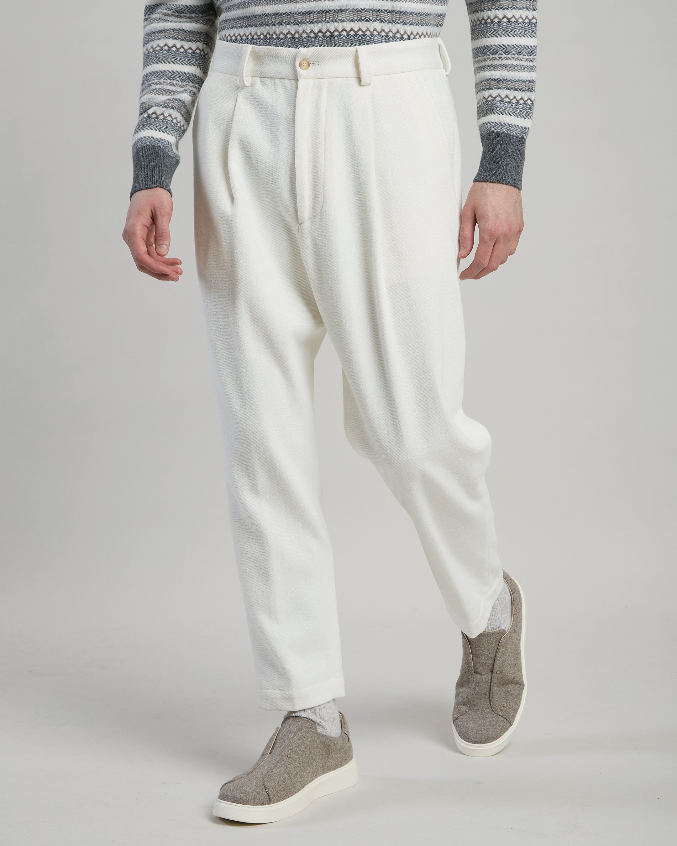 PANTALONE COTONE LANA - 1