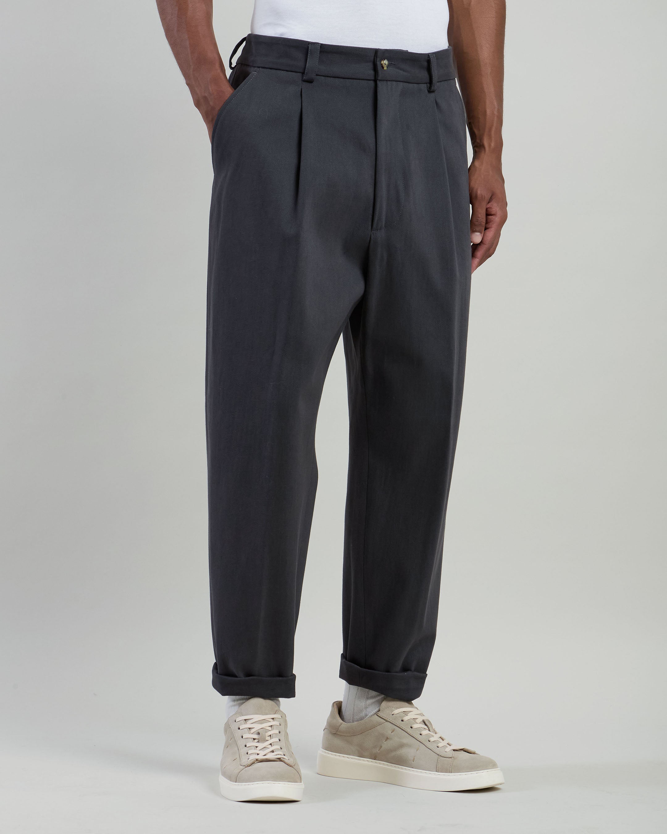 PANTALONE COTONE CASHMERE - 1