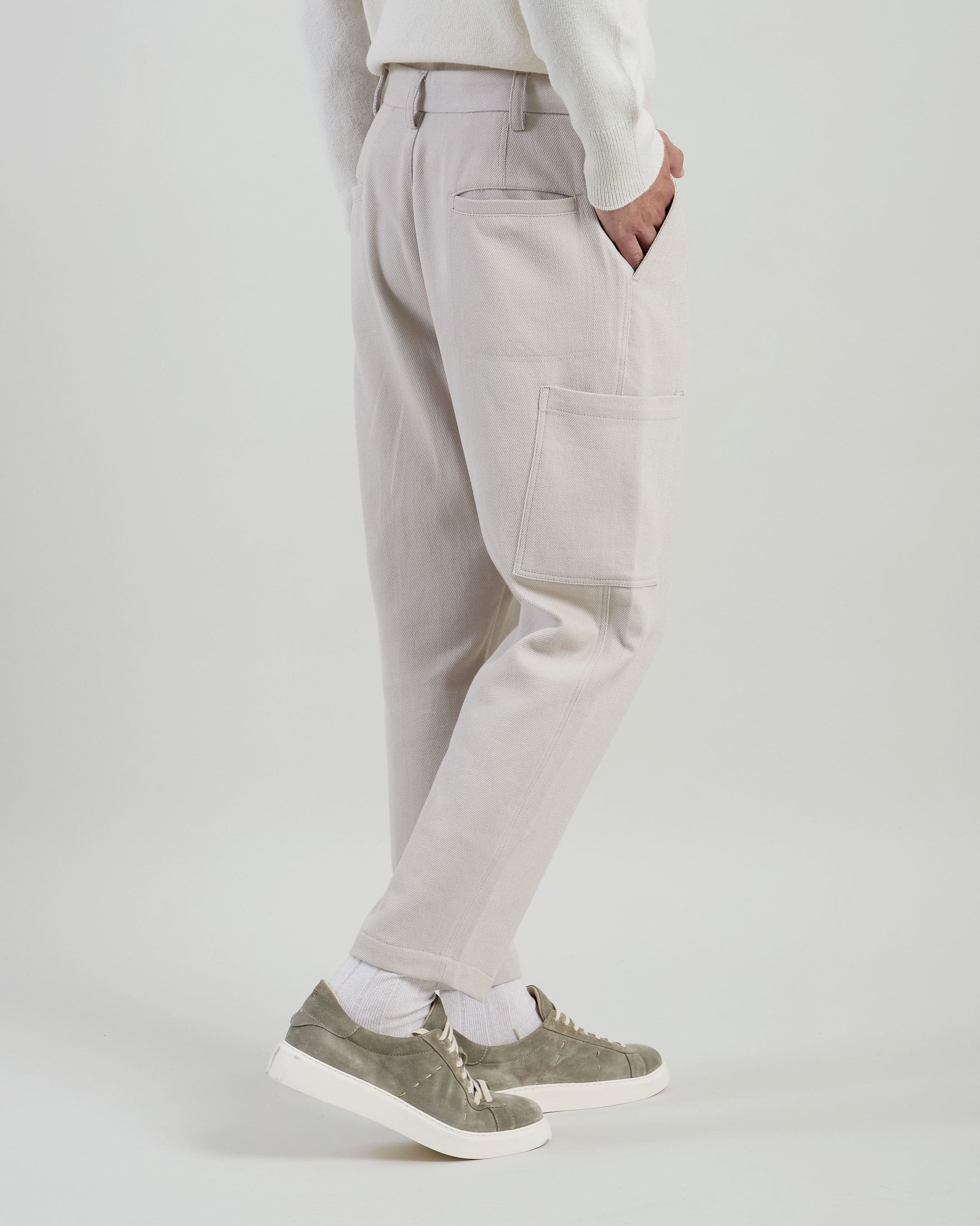 COTTON WOOL TROUSERS - 2