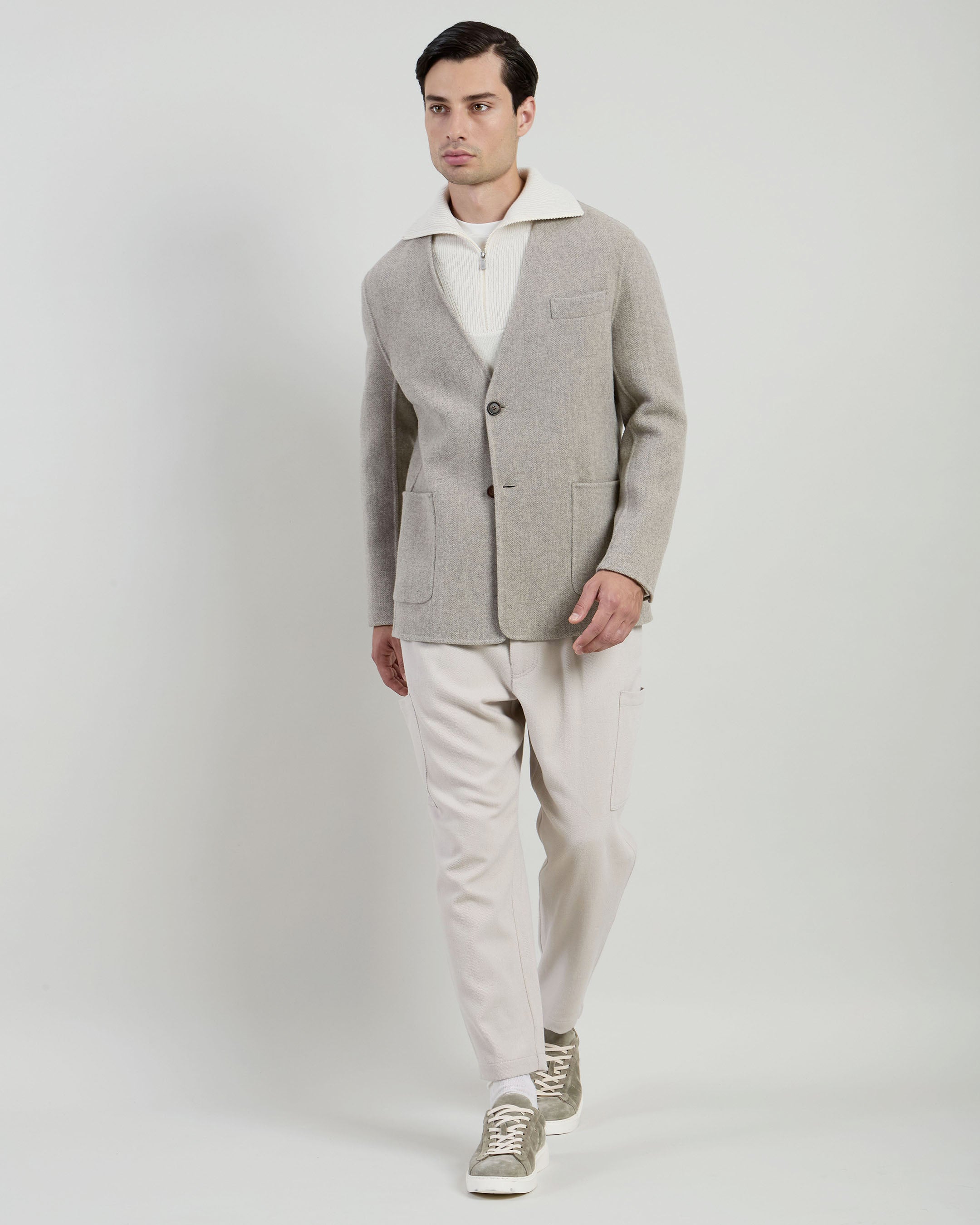 COTTON WOOL TROUSERS - 4