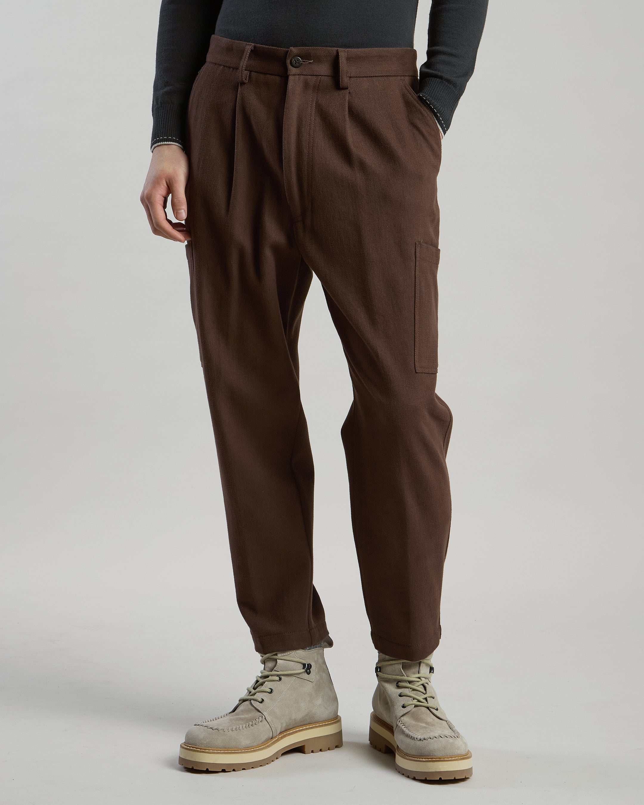 COTTON WOOL TROUSERS - 6