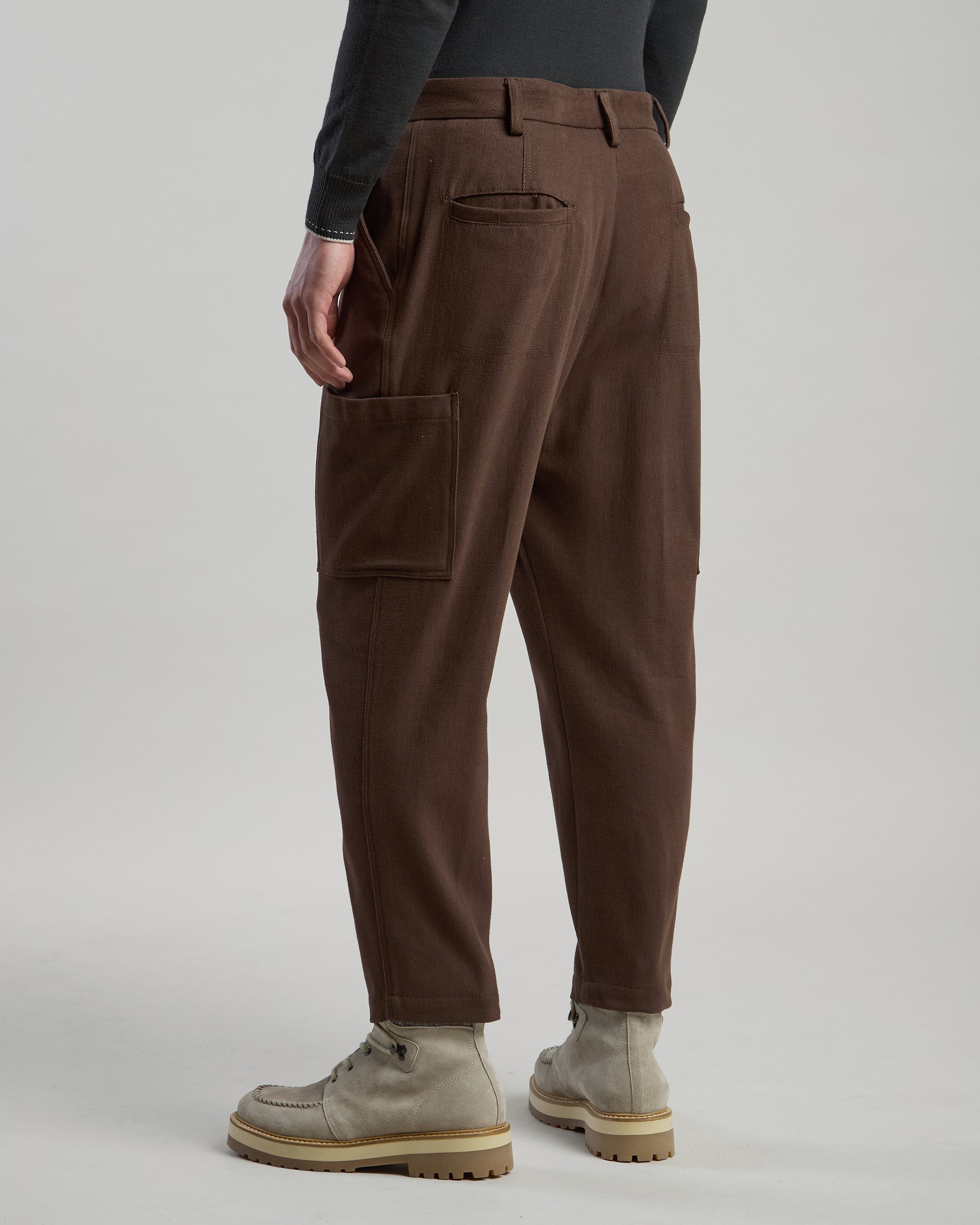 COTTON WOOL TROUSERS - 7