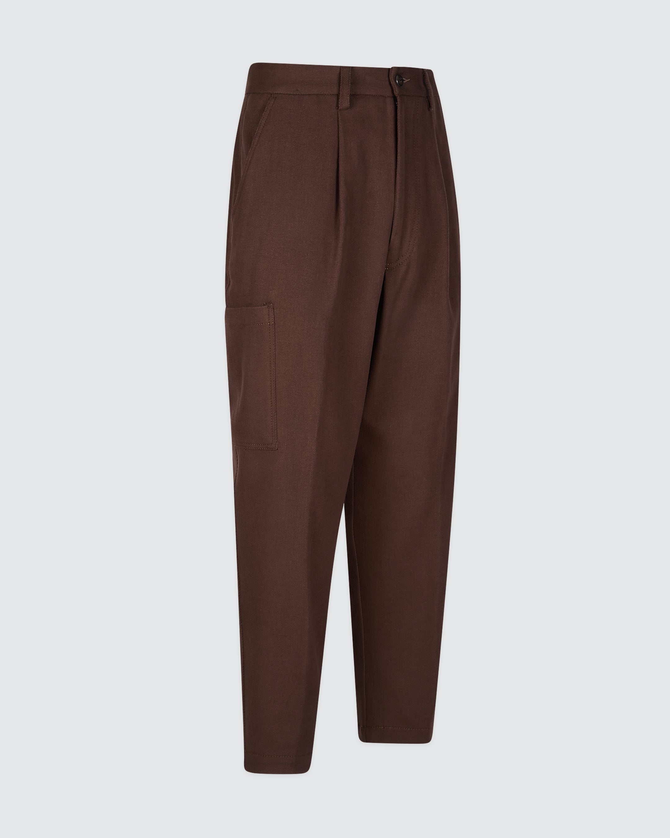 COTTON WOOL TROUSERS