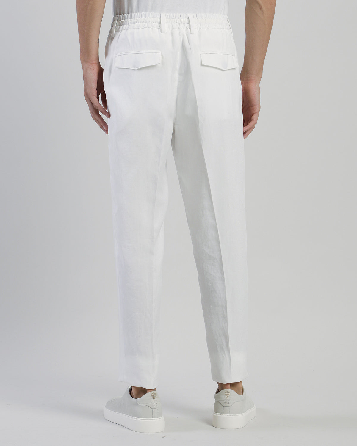 LYOCELL AND LINEN TROUSERS - 2