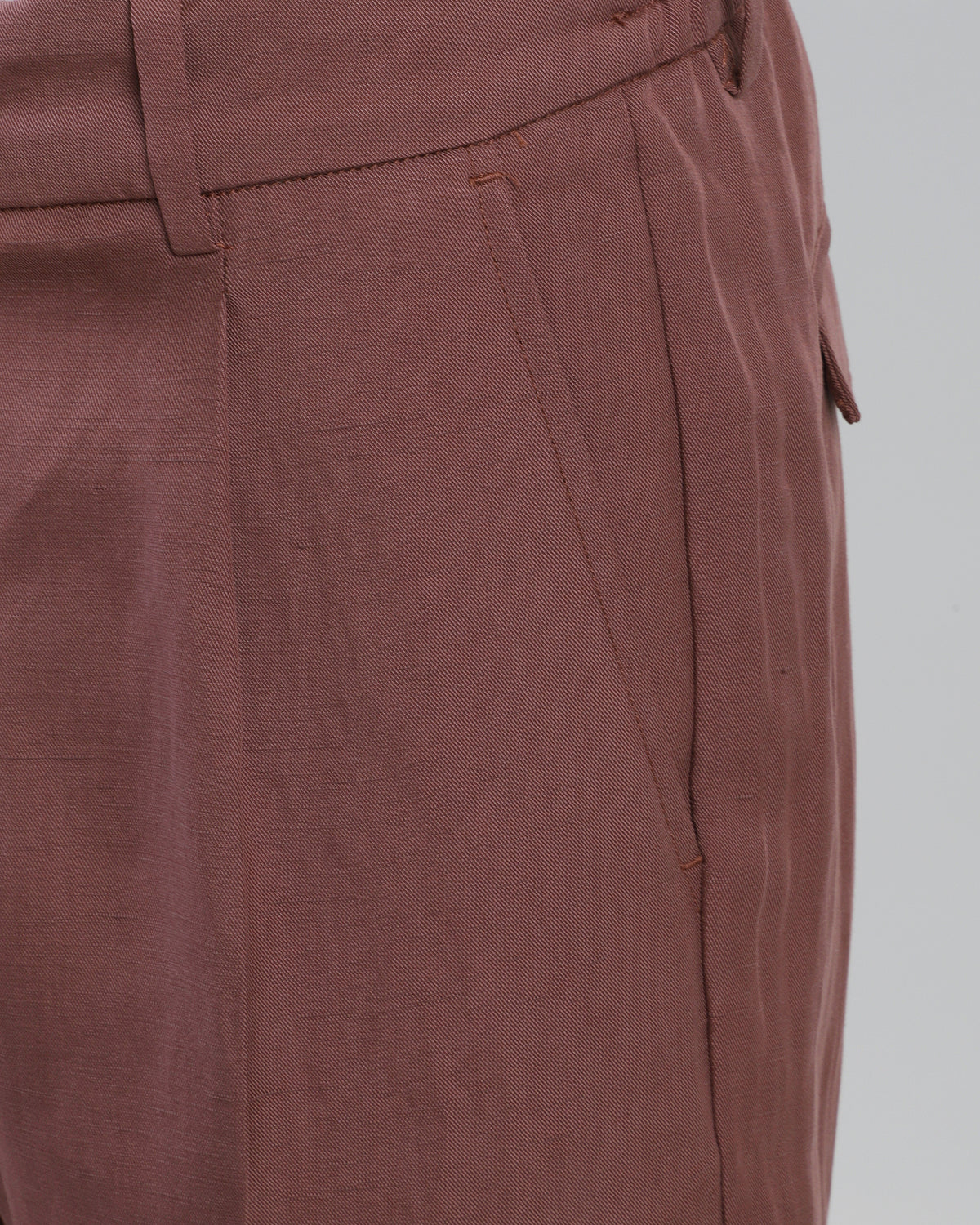LYOCELL AND LINEN TROUSERS - 19