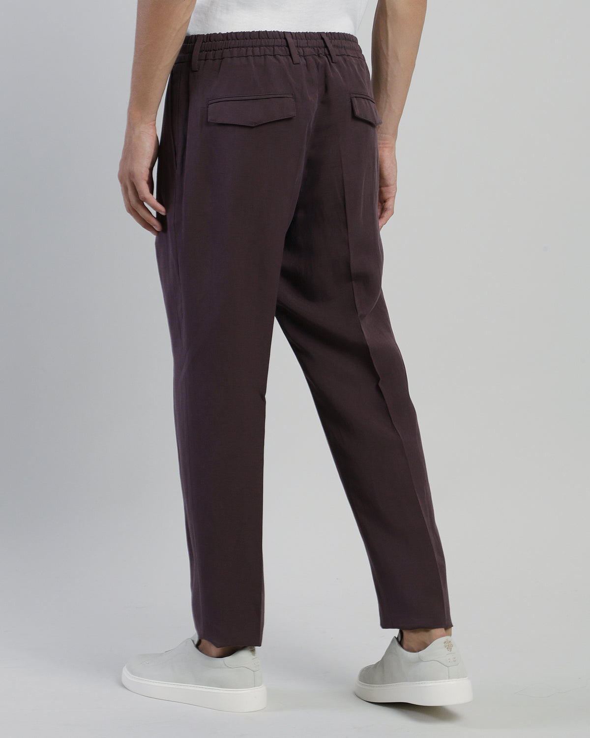 LYOCELL AND LINEN TROUSERS - 14