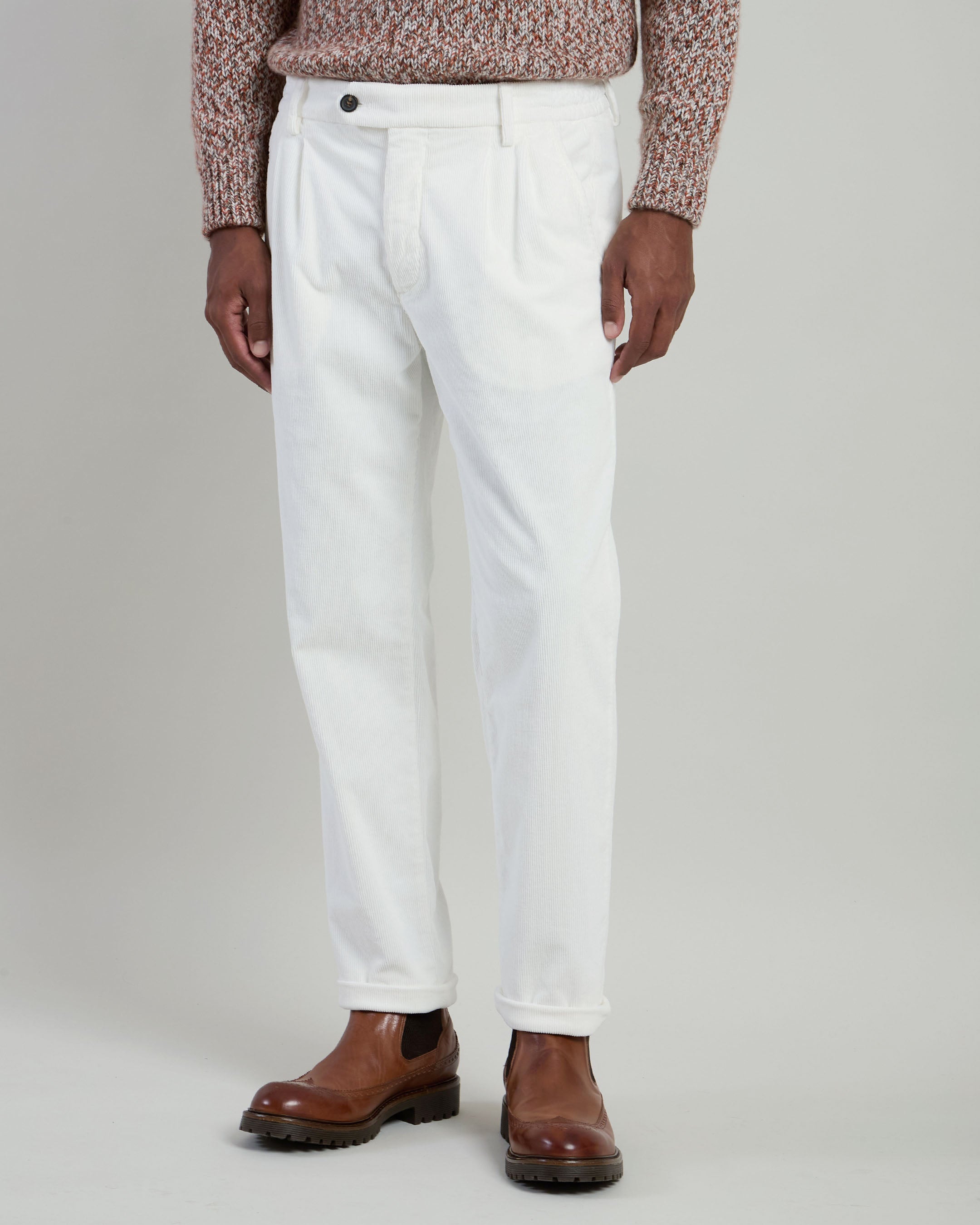 PANTALONE COTONE MODAL VELLUTO