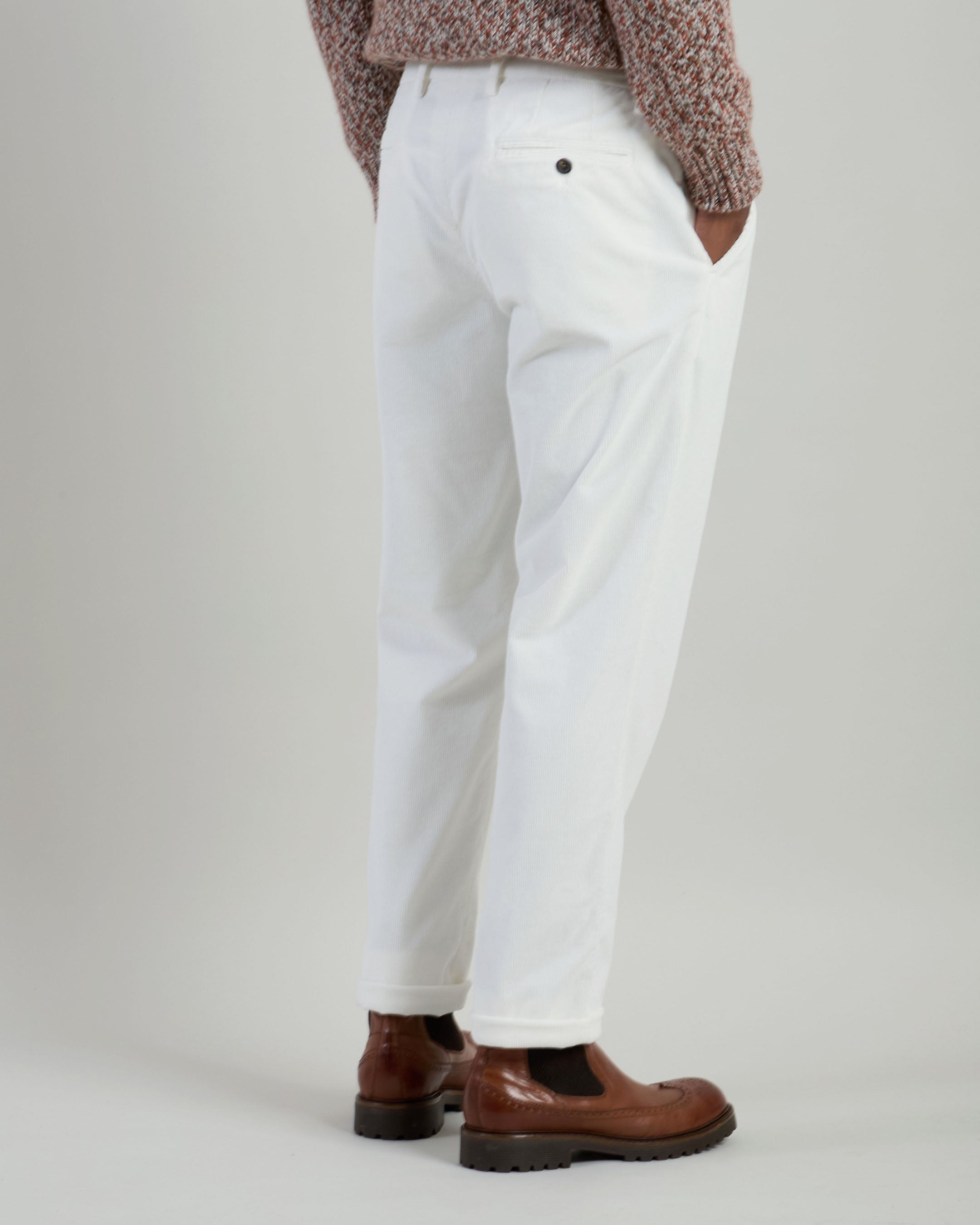PANTALONE COTONE MODAL VELLUTO - 2