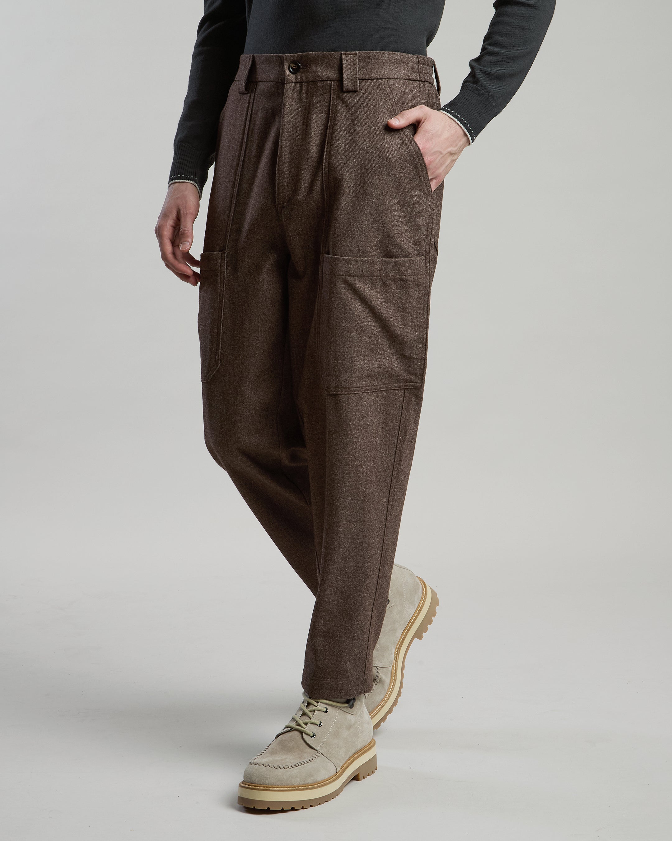 PANTALONE LANA COTONE CASHMERE