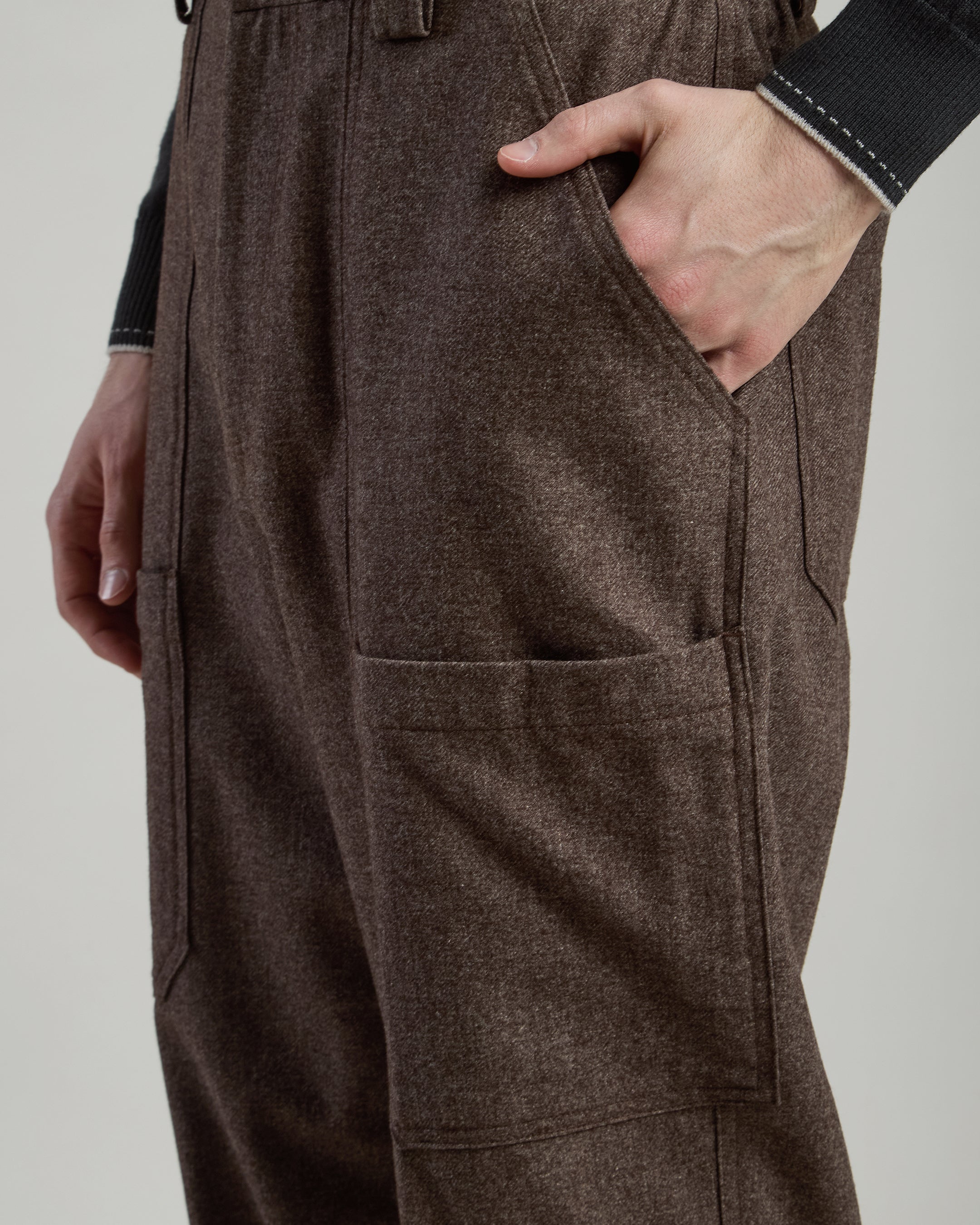 PANTALONE LANA COTONE CASHMERE - 3