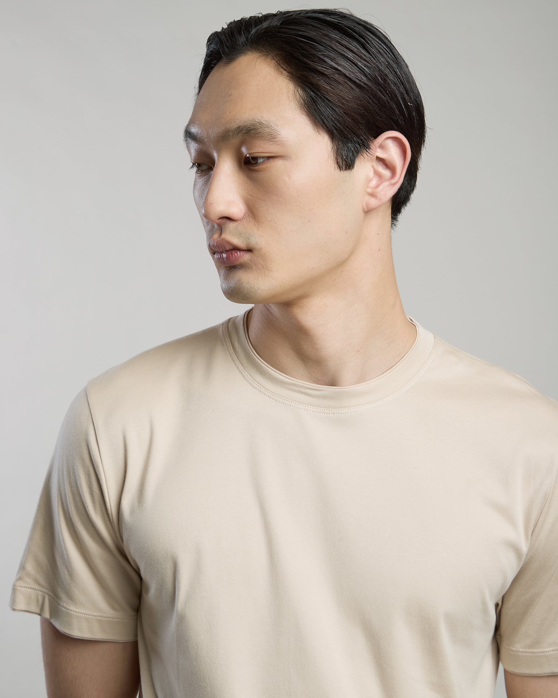 T-SHIRT GIROCOLLO MODAL COTONE - 7