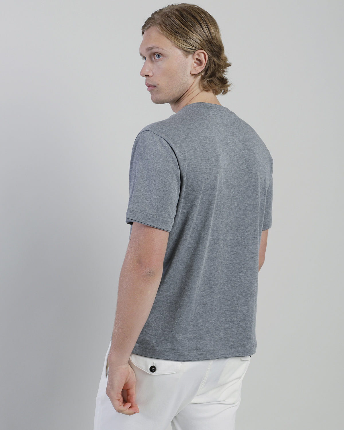 T-SHIRT GIROCOLLO MODAL COTONE - 2