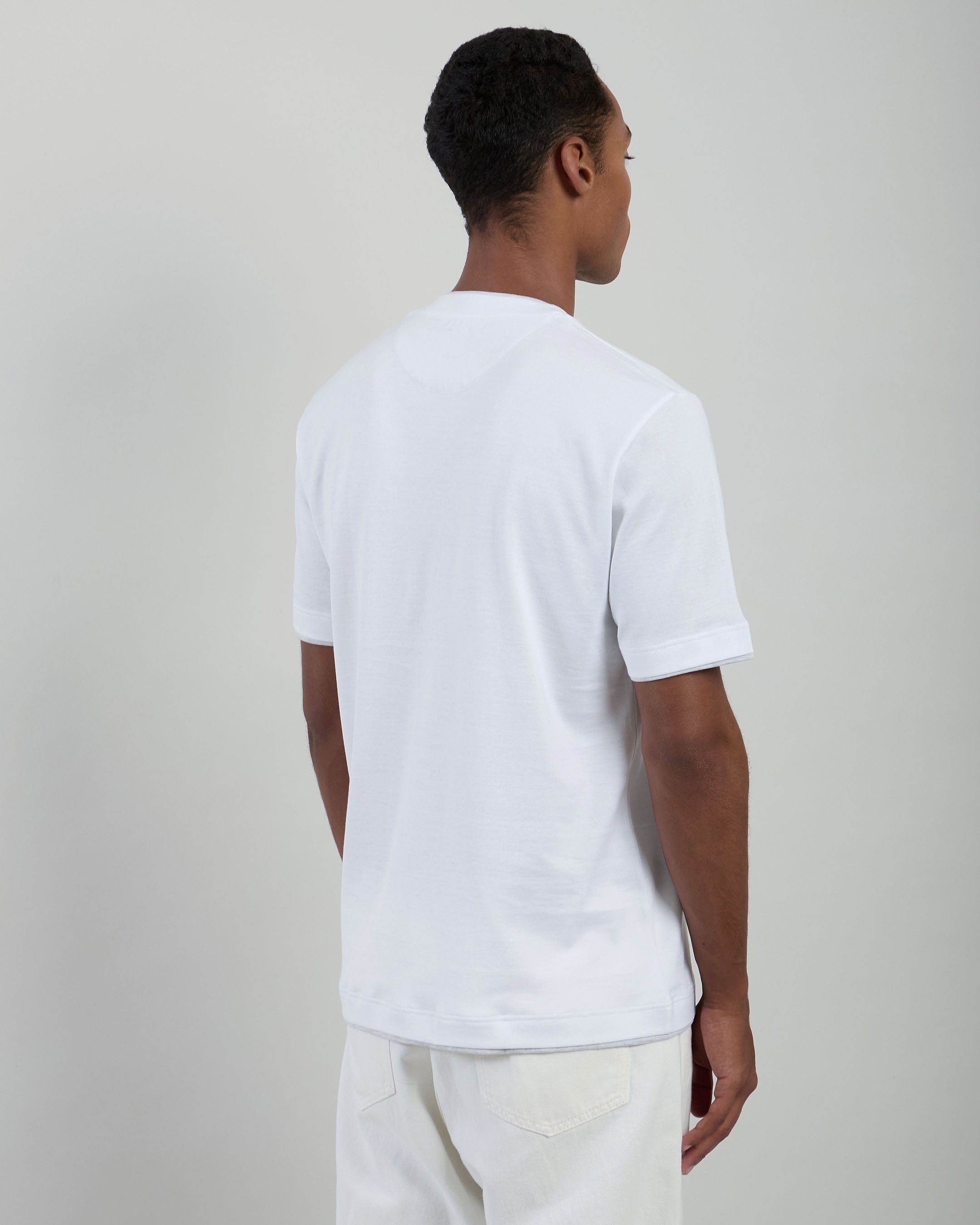 T-SHIRT GIROCOLLO COTONE JERSEY - 2