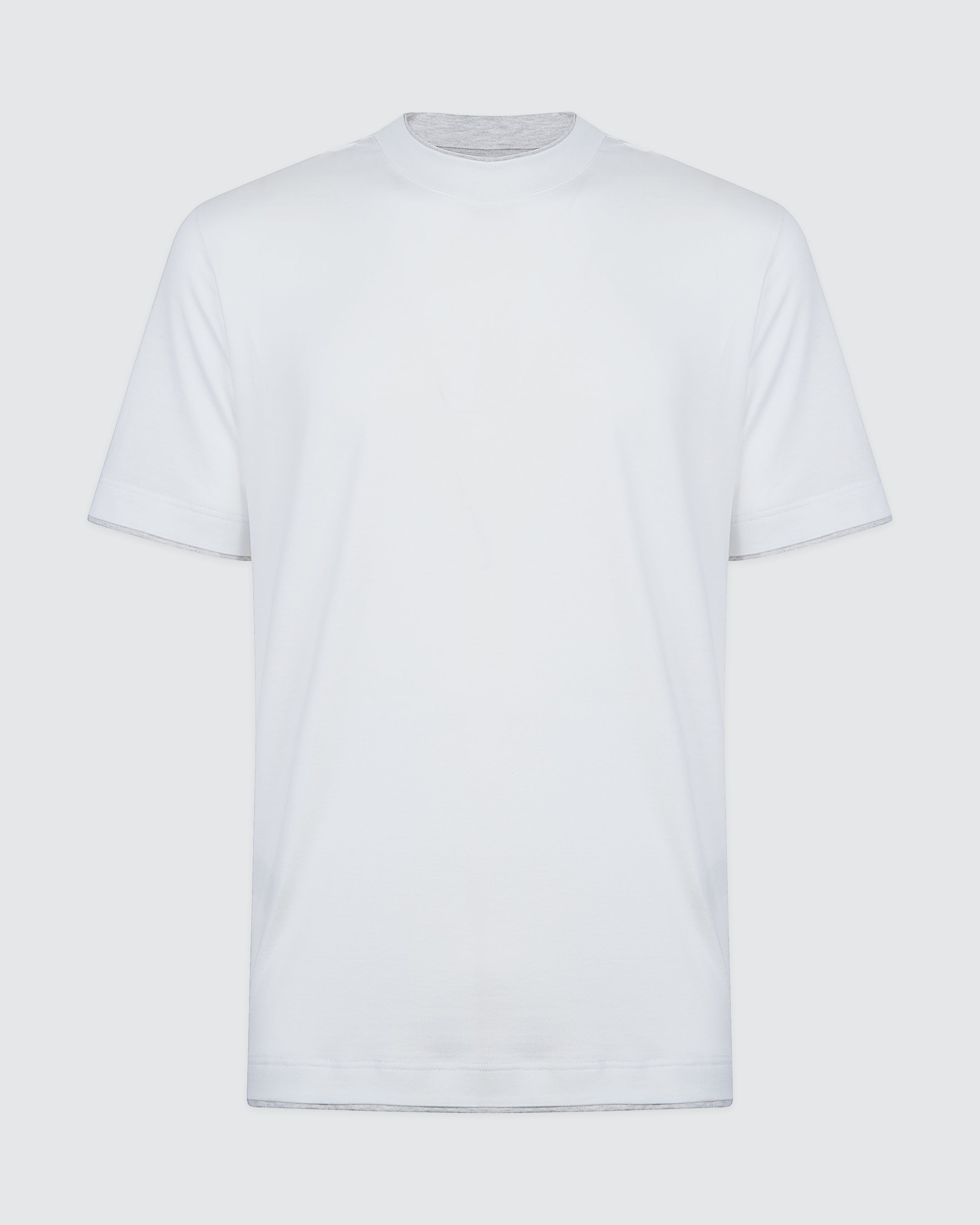 T-SHIRT GIROCOLLO COTONE JERSEY