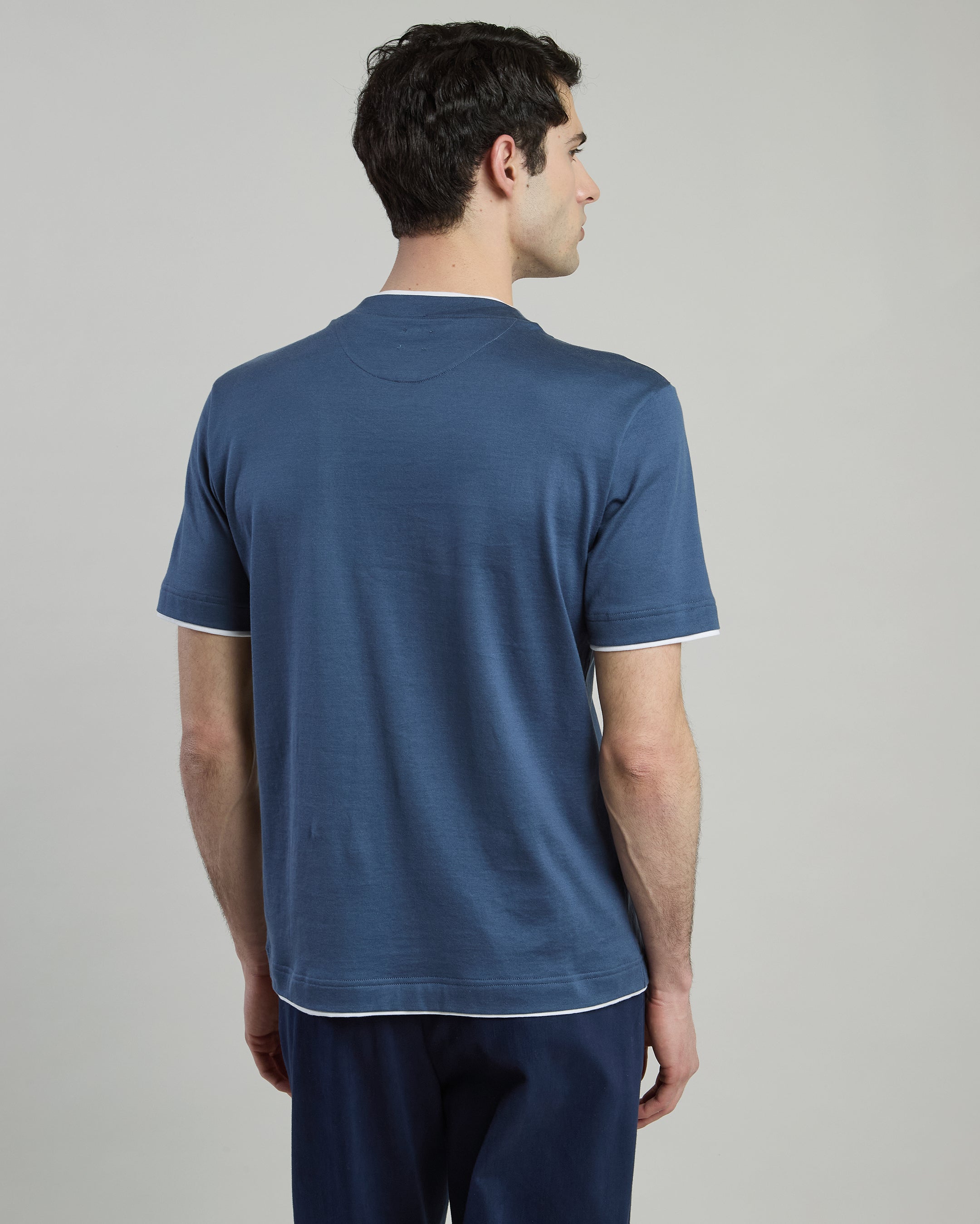 T-SHIRT GIROCOLLO COTONE JERSEY - 2