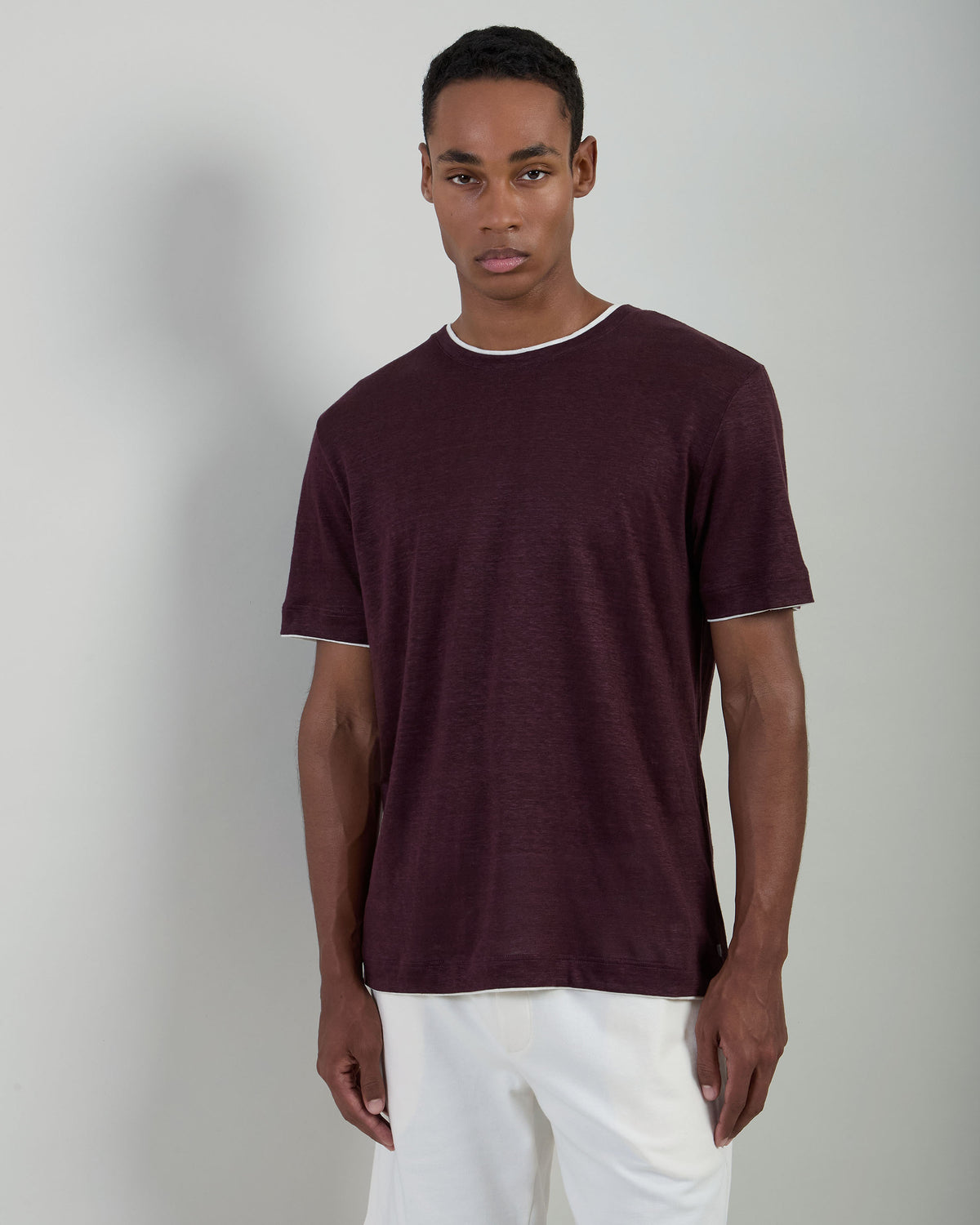 T-SHIRT GIROCOLLO LINO - 14