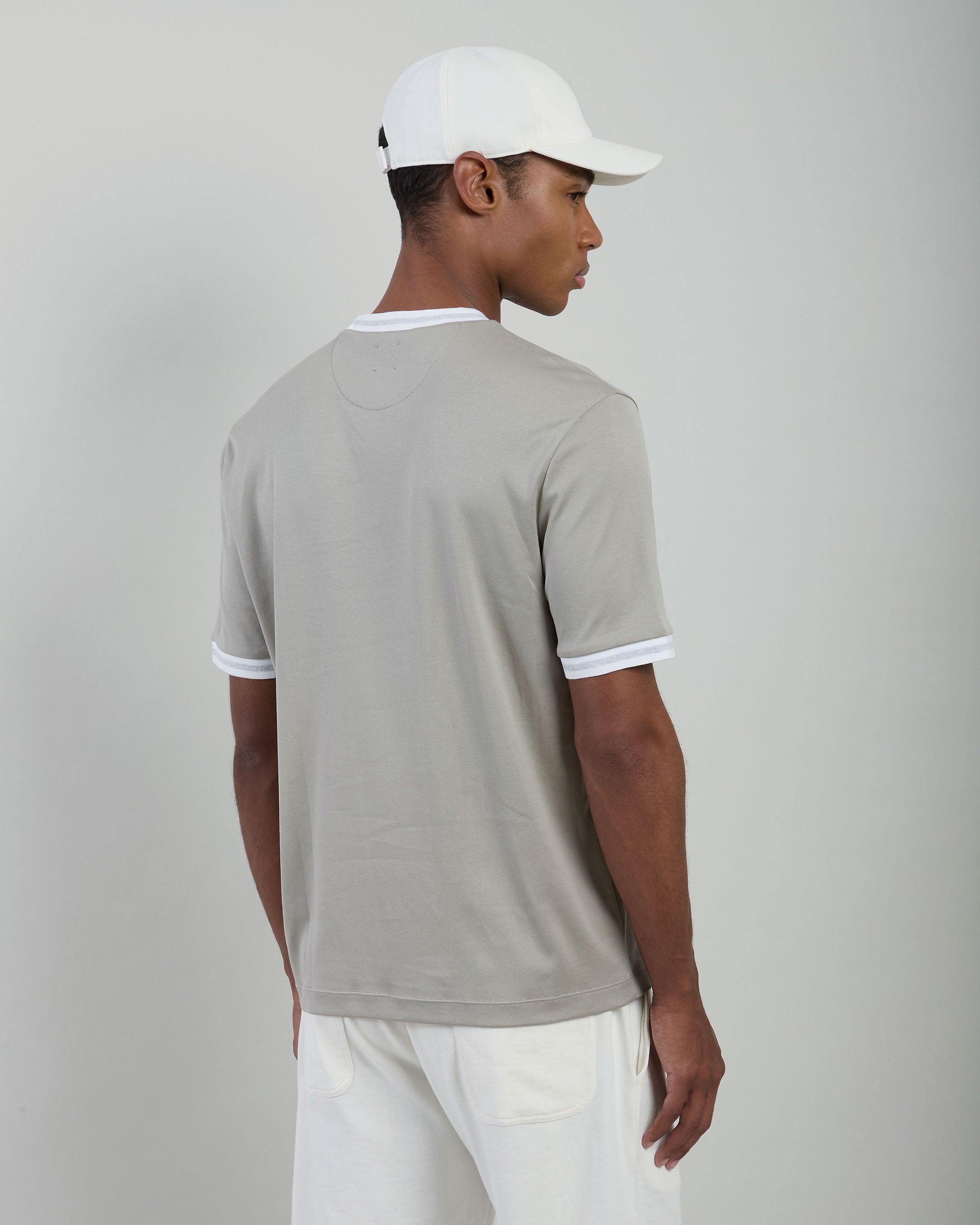 T-SHIRT GIROCOLLO COTONE GIZA INTERLOCK - 10