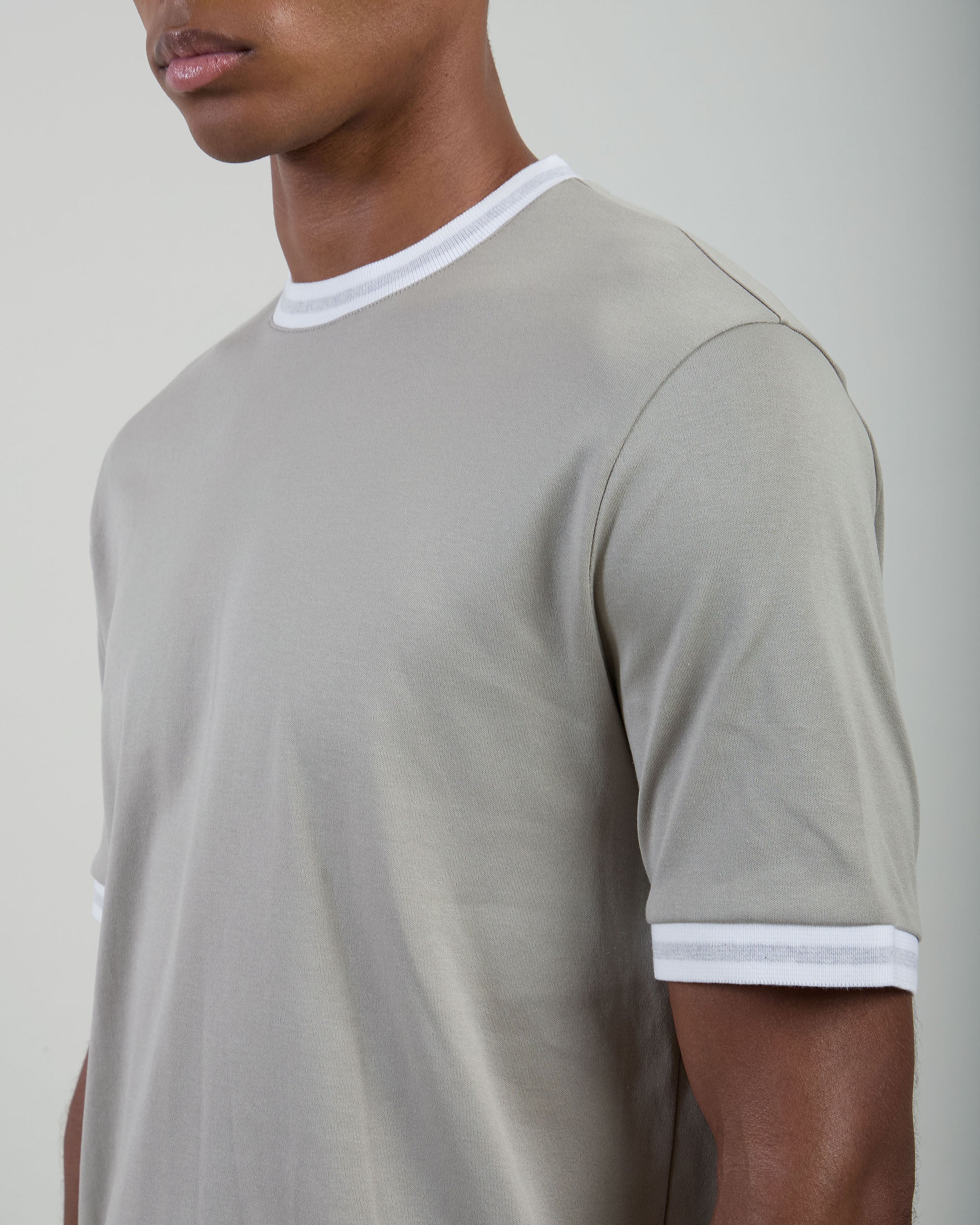 T-SHIRT GIROCOLLO COTONE GIZA INTERLOCK - 11