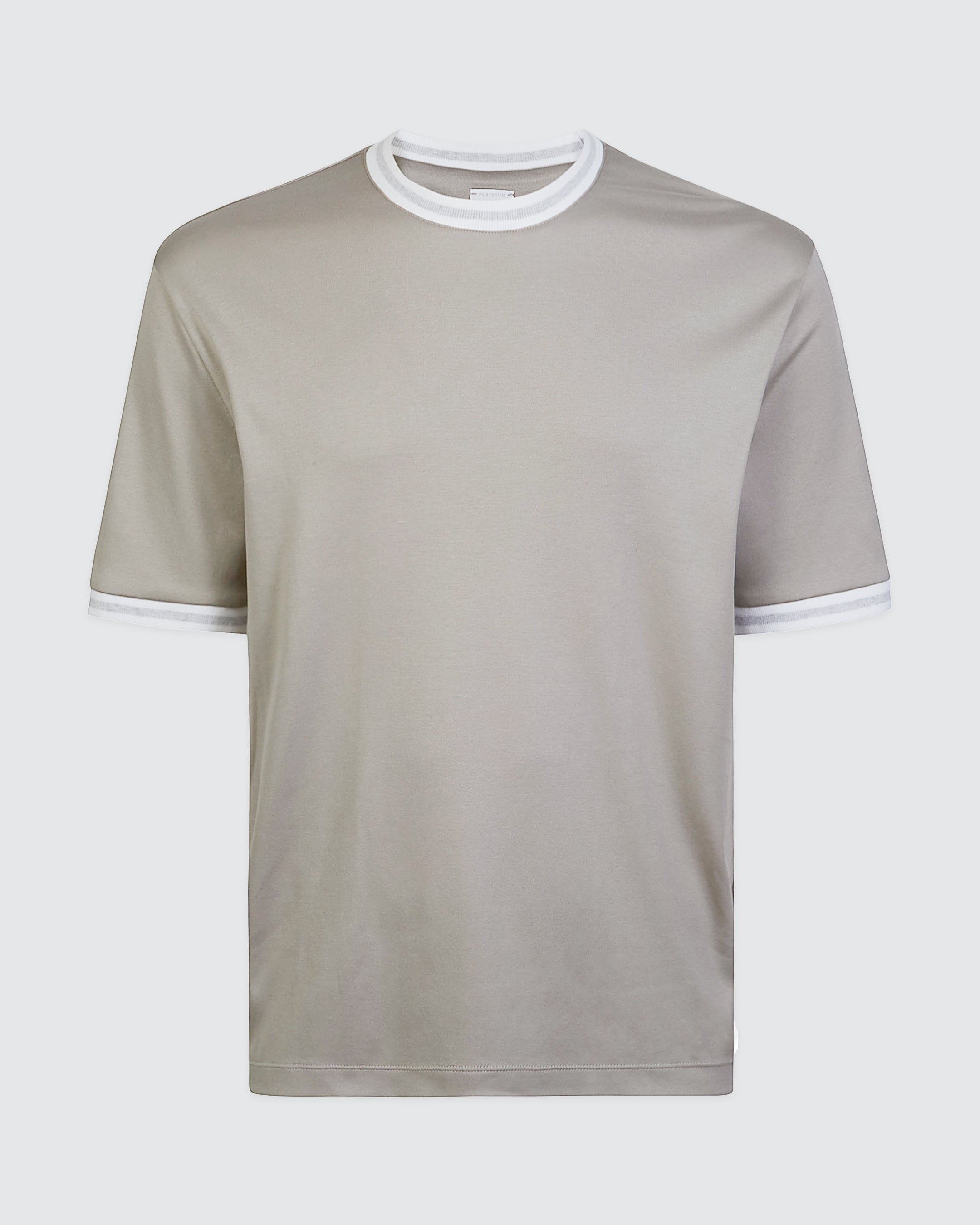 T-SHIRT GIROCOLLO COTONE GIZA INTERLOCK