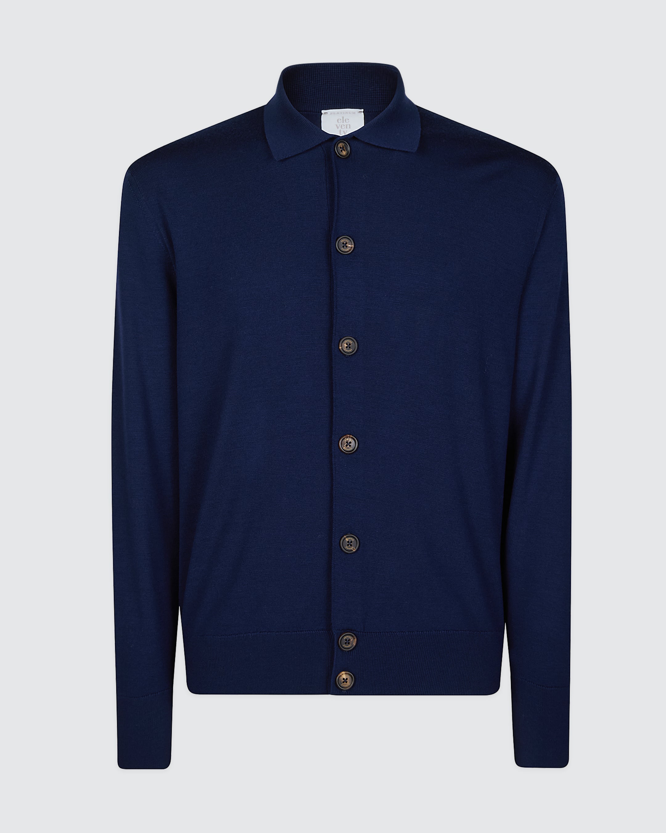 CAMICIA IN MAGLIA LANA 14 MICRON
