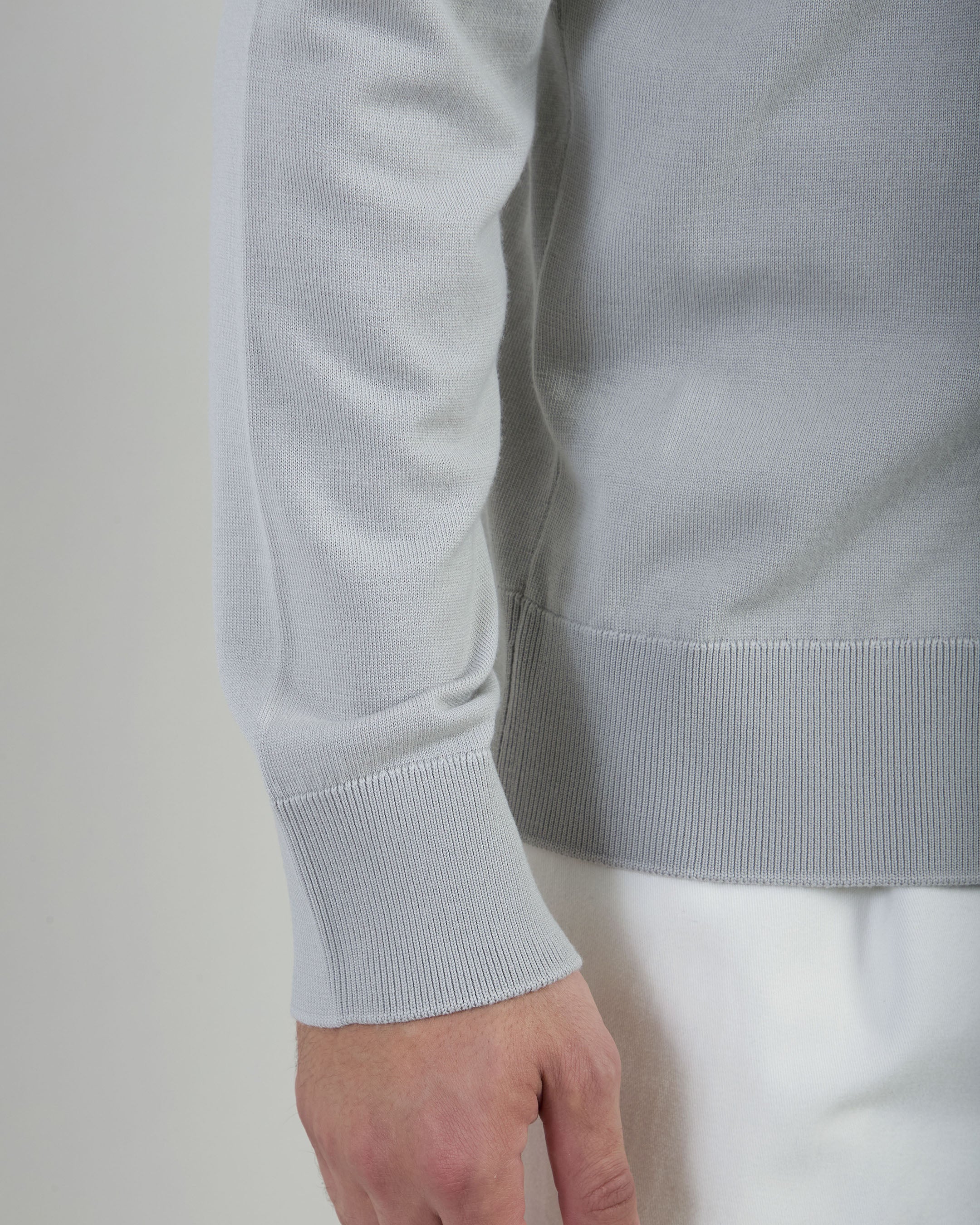 14-MICRON WOOL KNIT SHIRT
