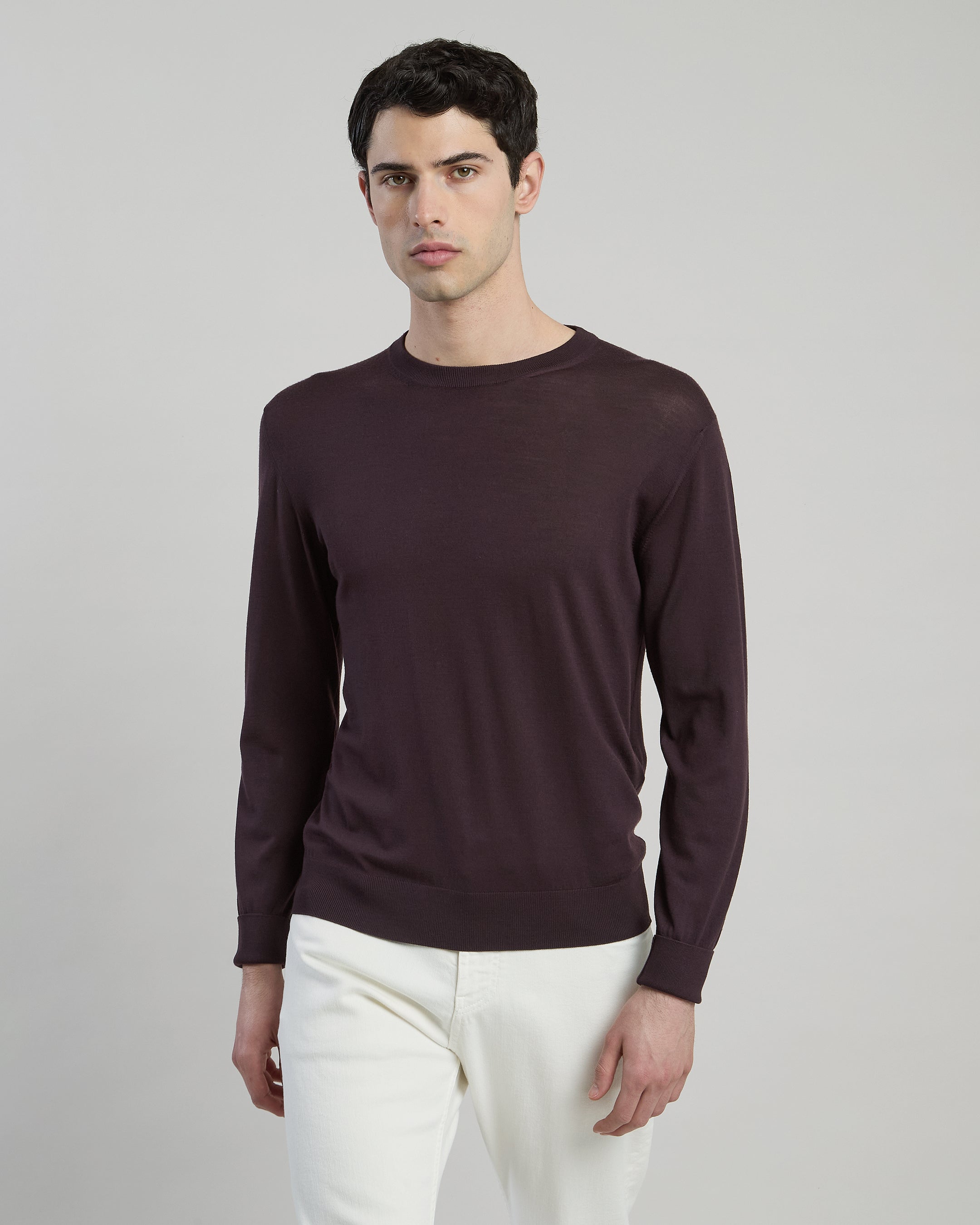 MAGLIA GIROCOLLO LANA 14 MICRON