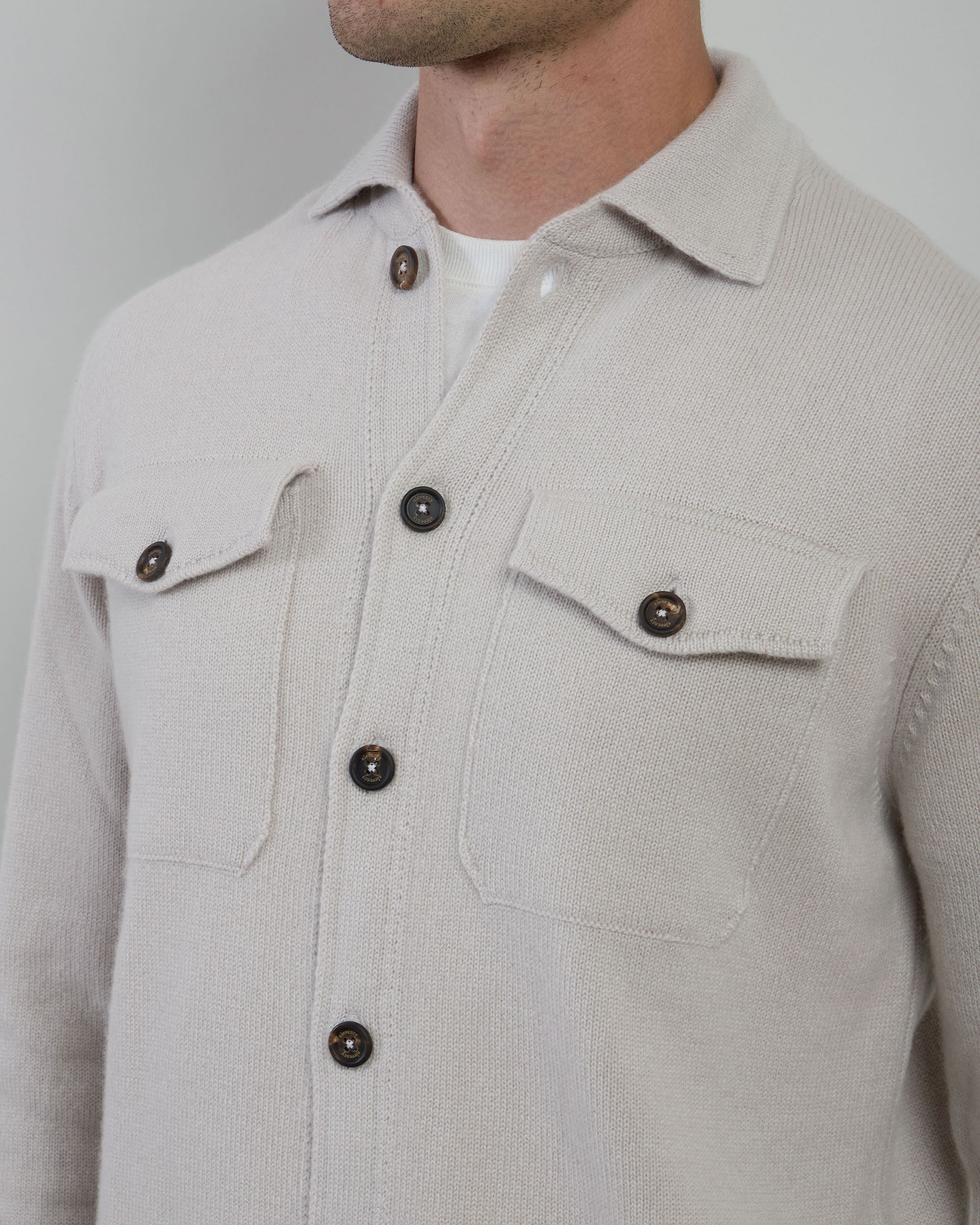 CAMICIA OVER CASHMERE