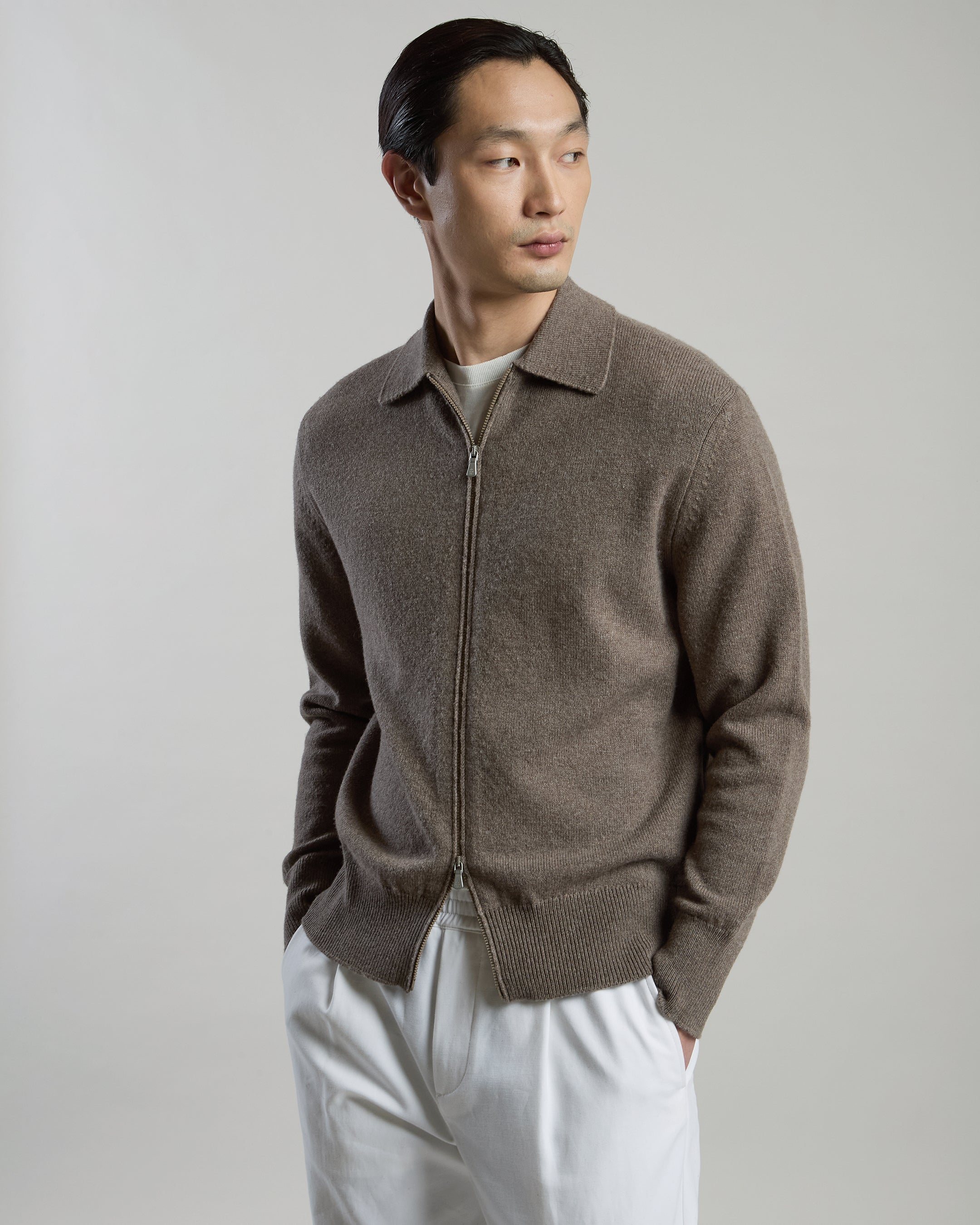 MAGLIA FULL ZIP LANA - 1