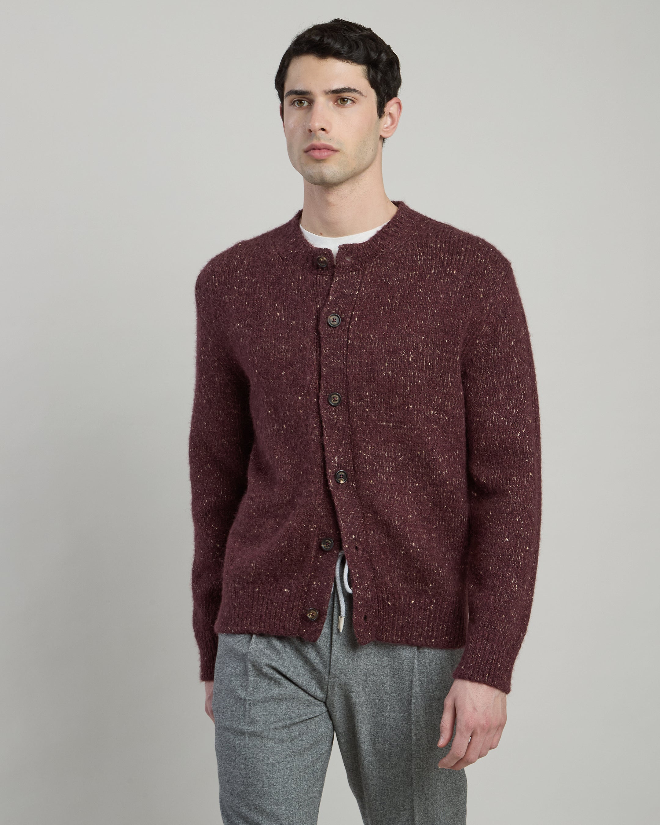 CARDIGAN LANA ALPACA SETA - 1