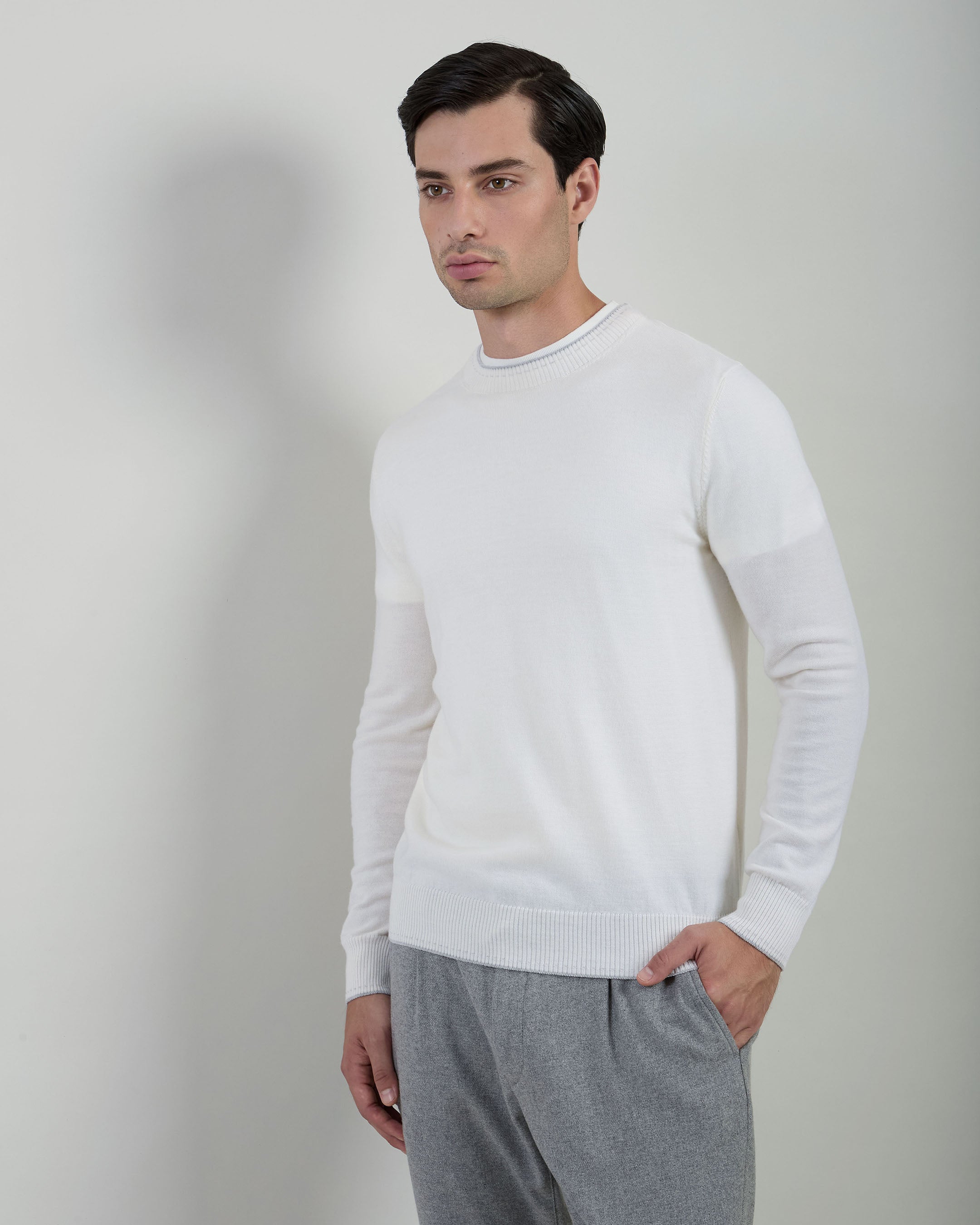 MAGLIA GIROCOLLO LANA - 1