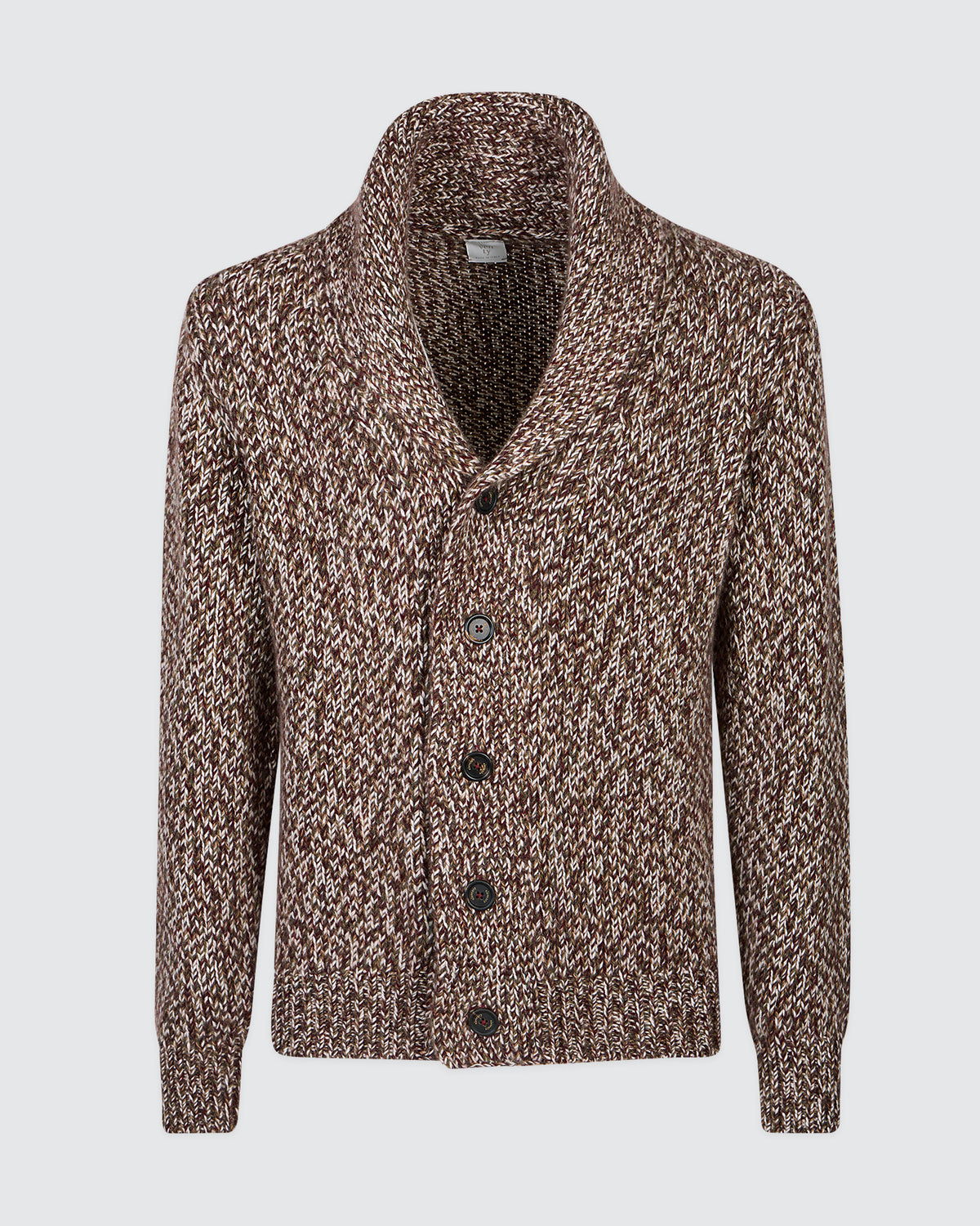 CARDIGAN CASHMERE MOULINE' - 4