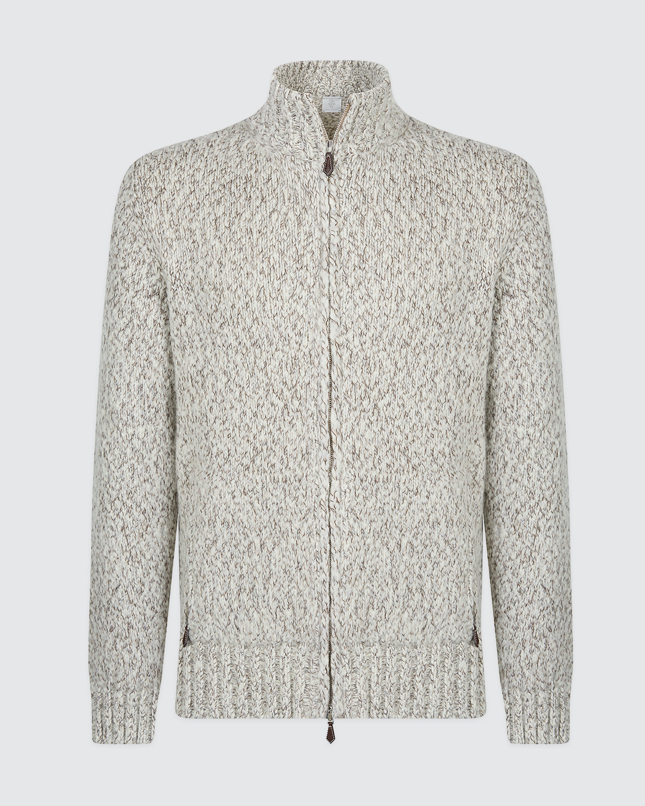 MAGLIA FULL ZIP CASHMERE LANA - 4