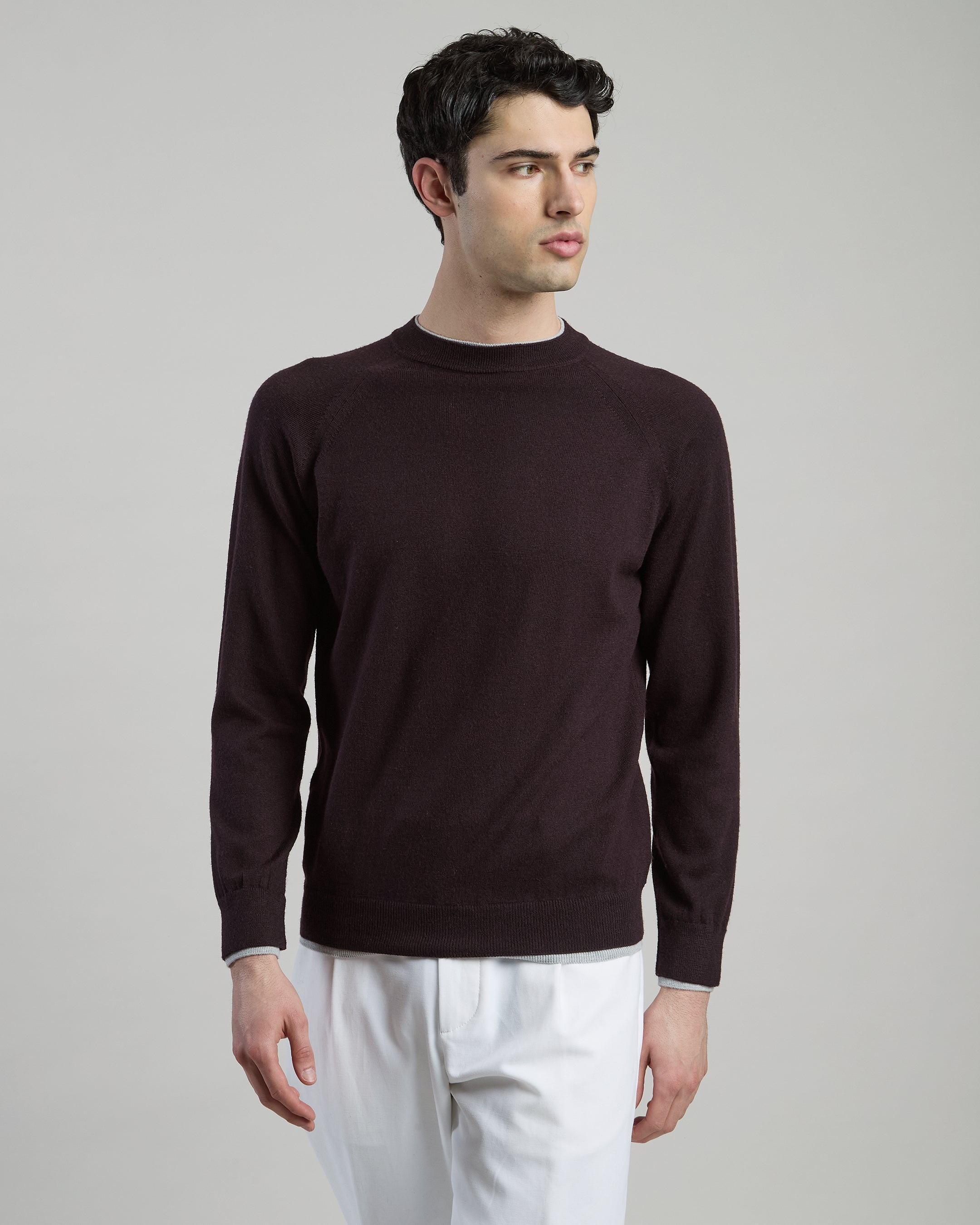 MAGLIA GIROCOLLO LANA