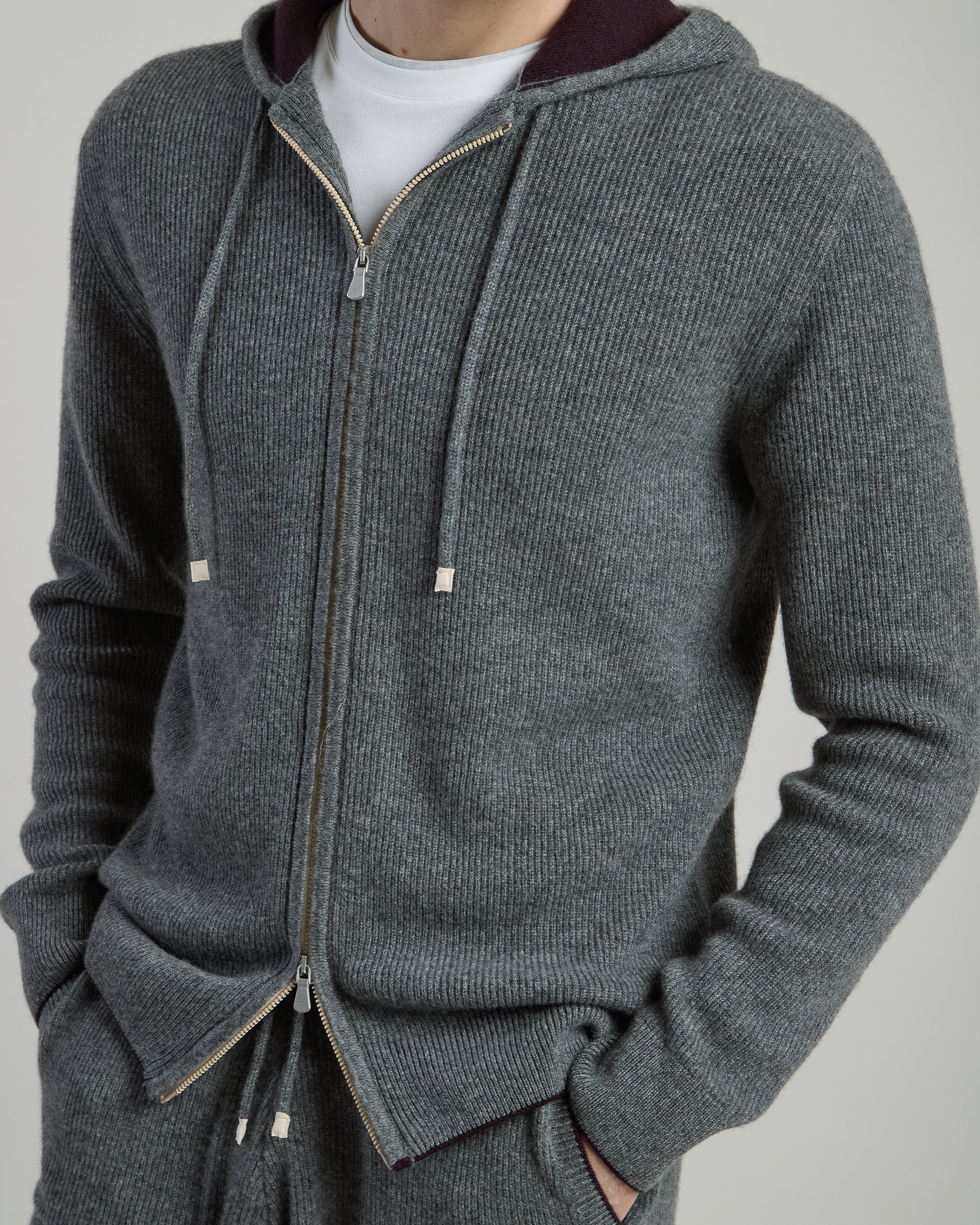 MAGLIA FULL ZIP CASHMERE