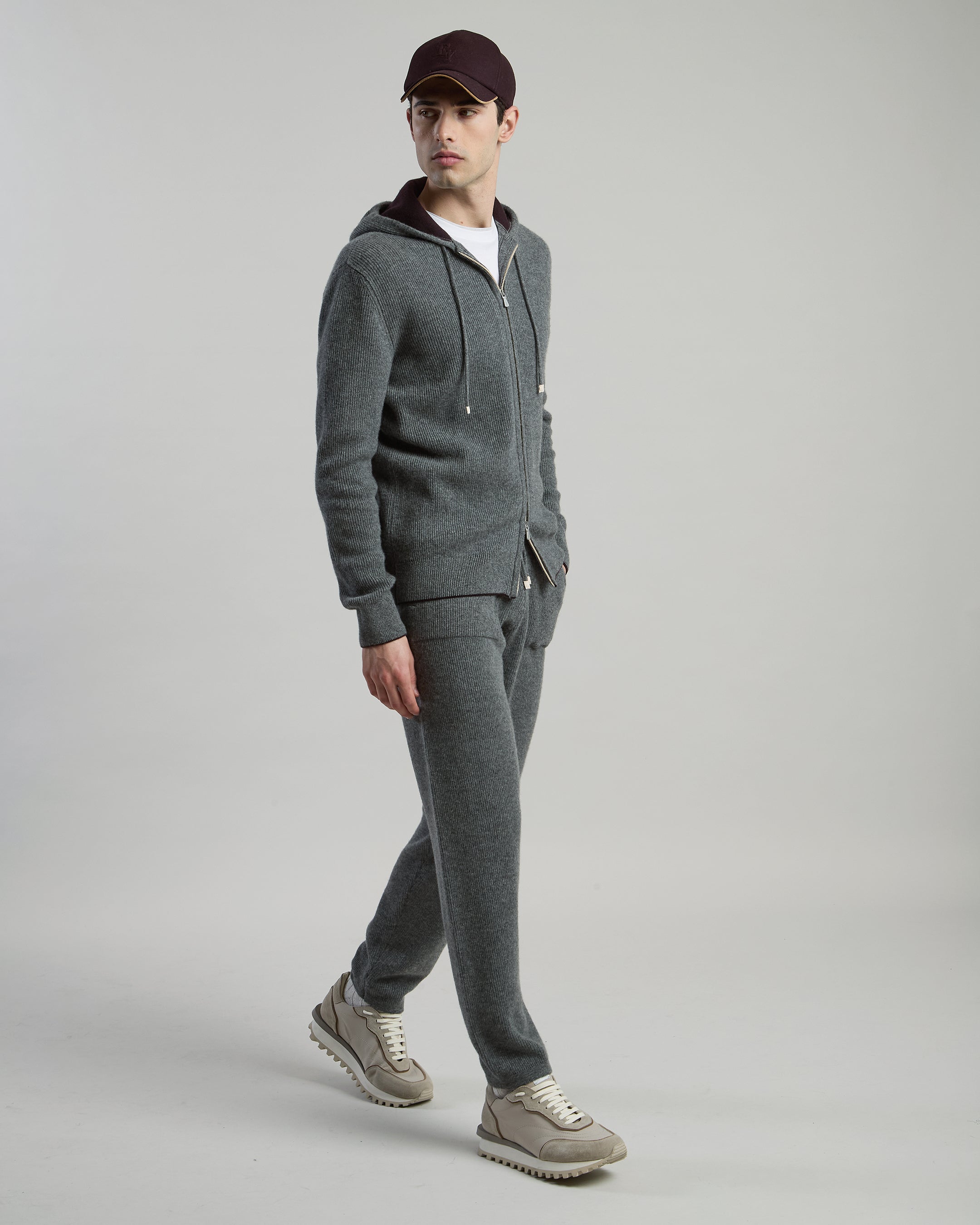 MAGLIA FULL ZIP CASHMERE