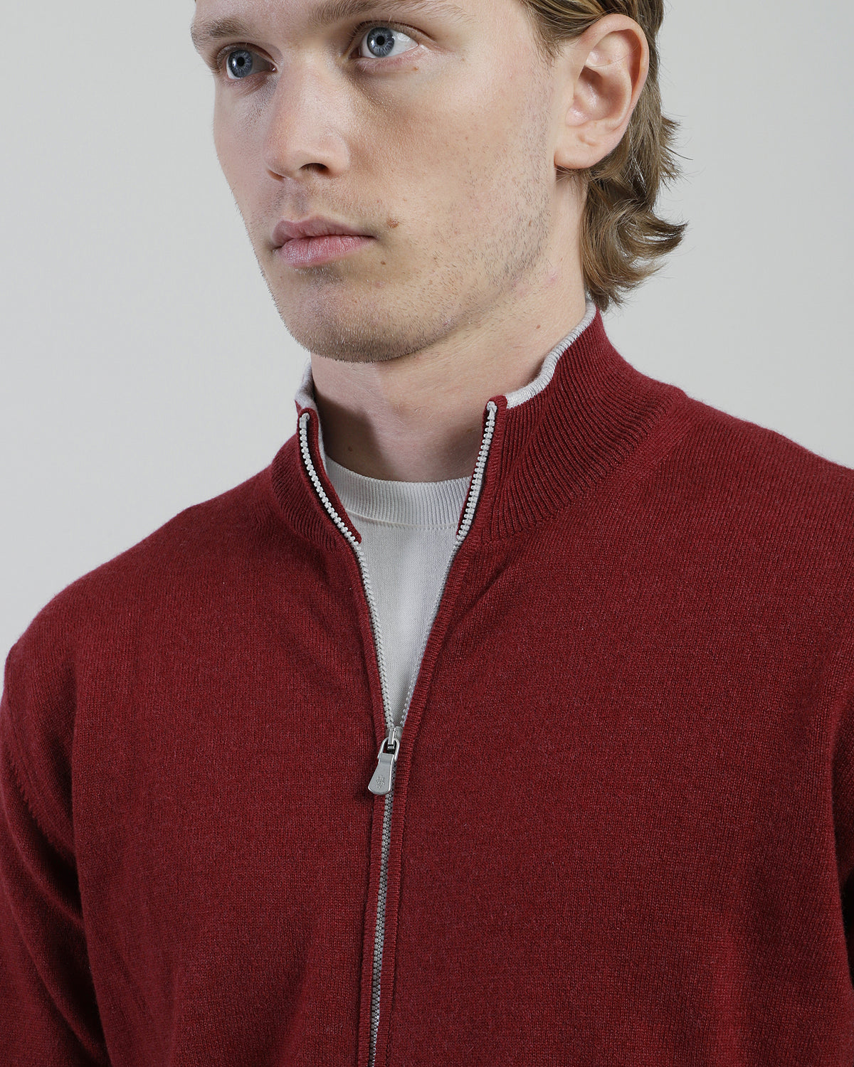 MAGLIA FULL ZIP CASHMERE