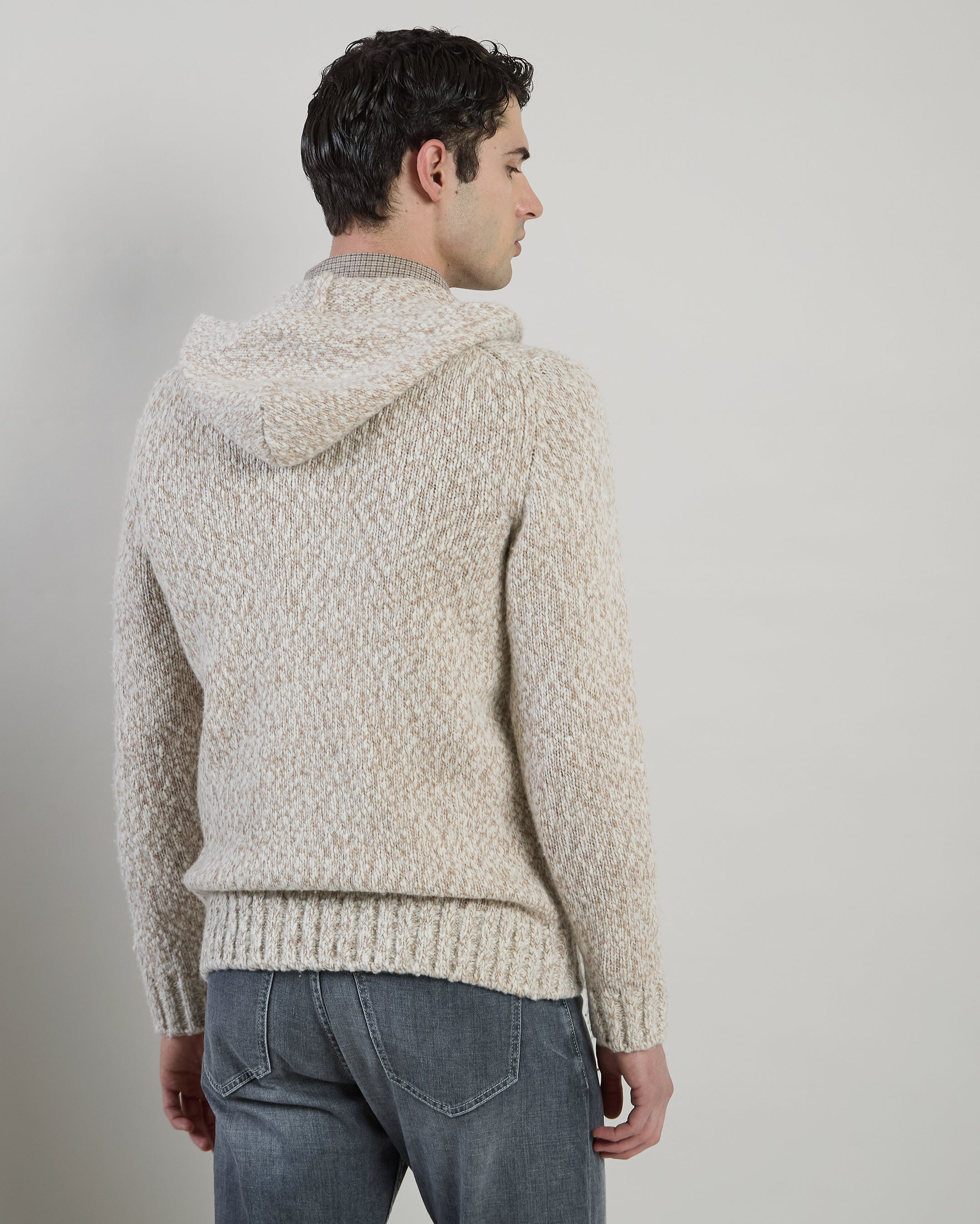 MAGLIA FULL ZIP CASHMERE LANA - 3