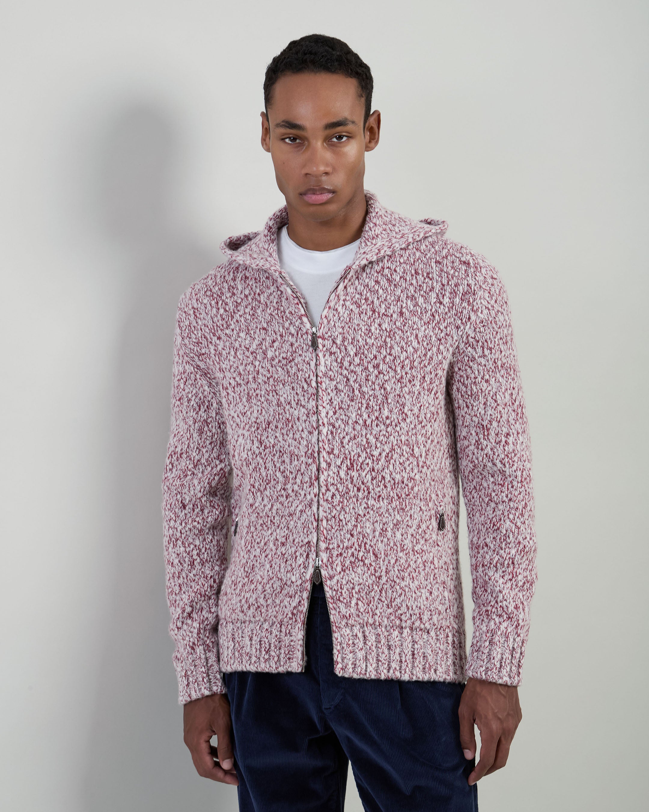 MAGLIA FULL ZIP CASHMERE LANA - 5