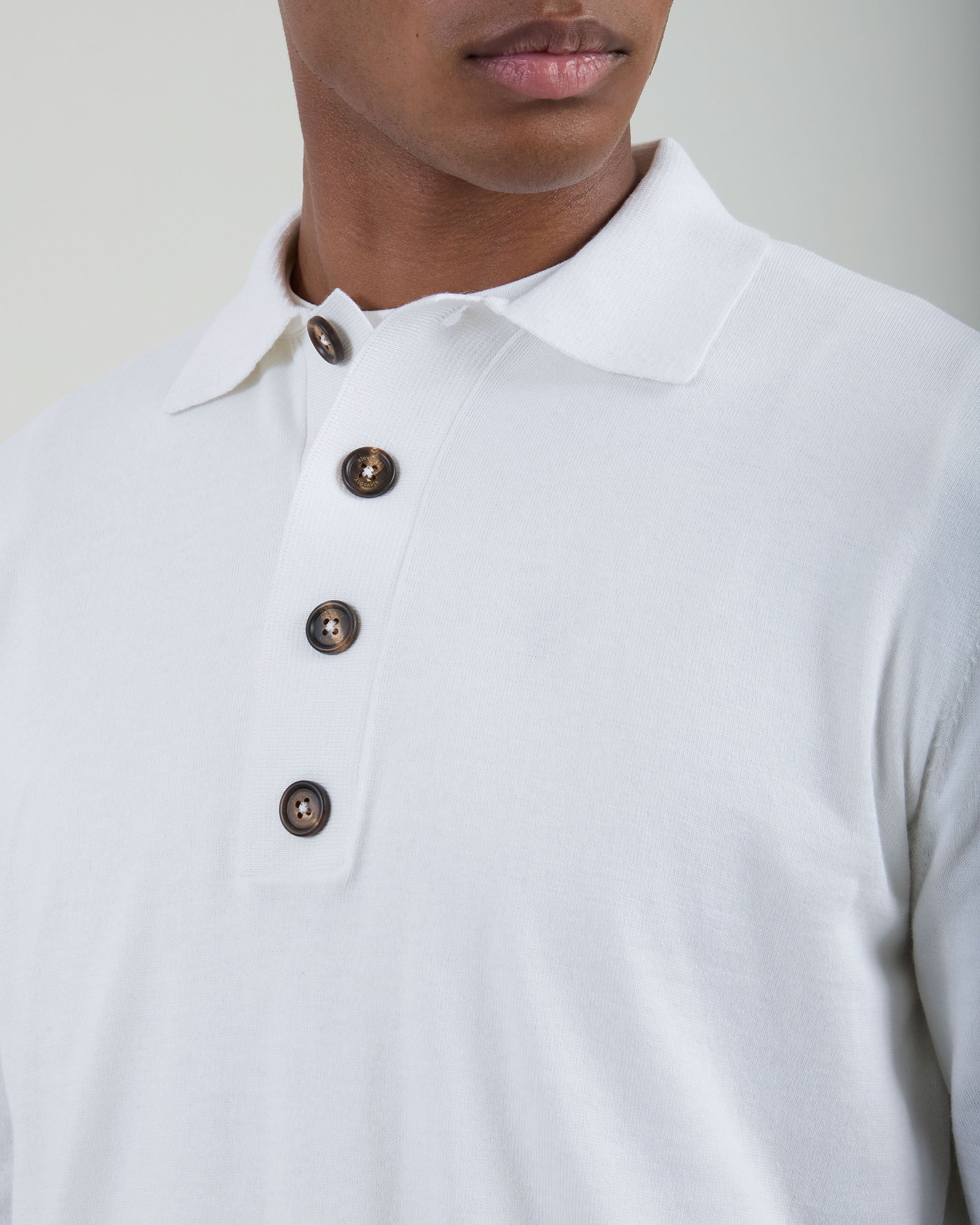 POLO IN MAGLIA COTONE CASHMERE