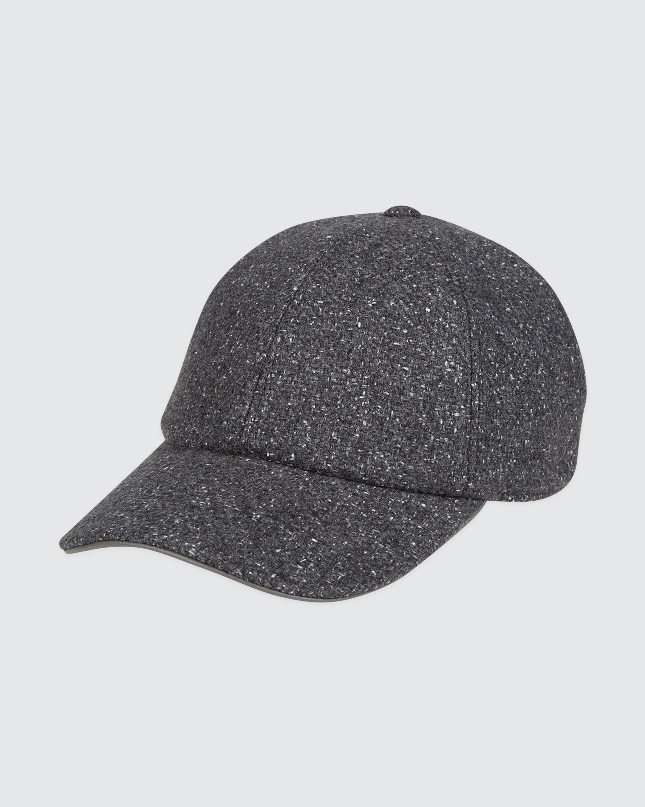 CAPPELLO SETA CASHMERE BOTTONATO E PELLE
