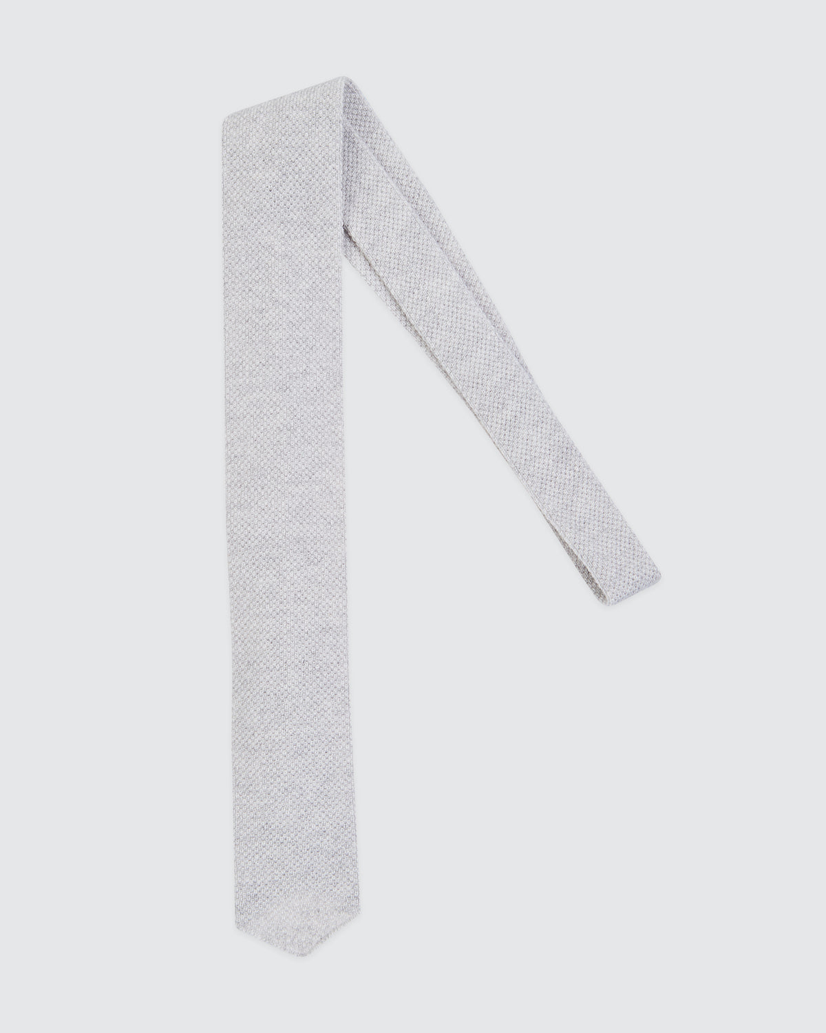 CASHMERE PIQUÉ-STITCH TIE