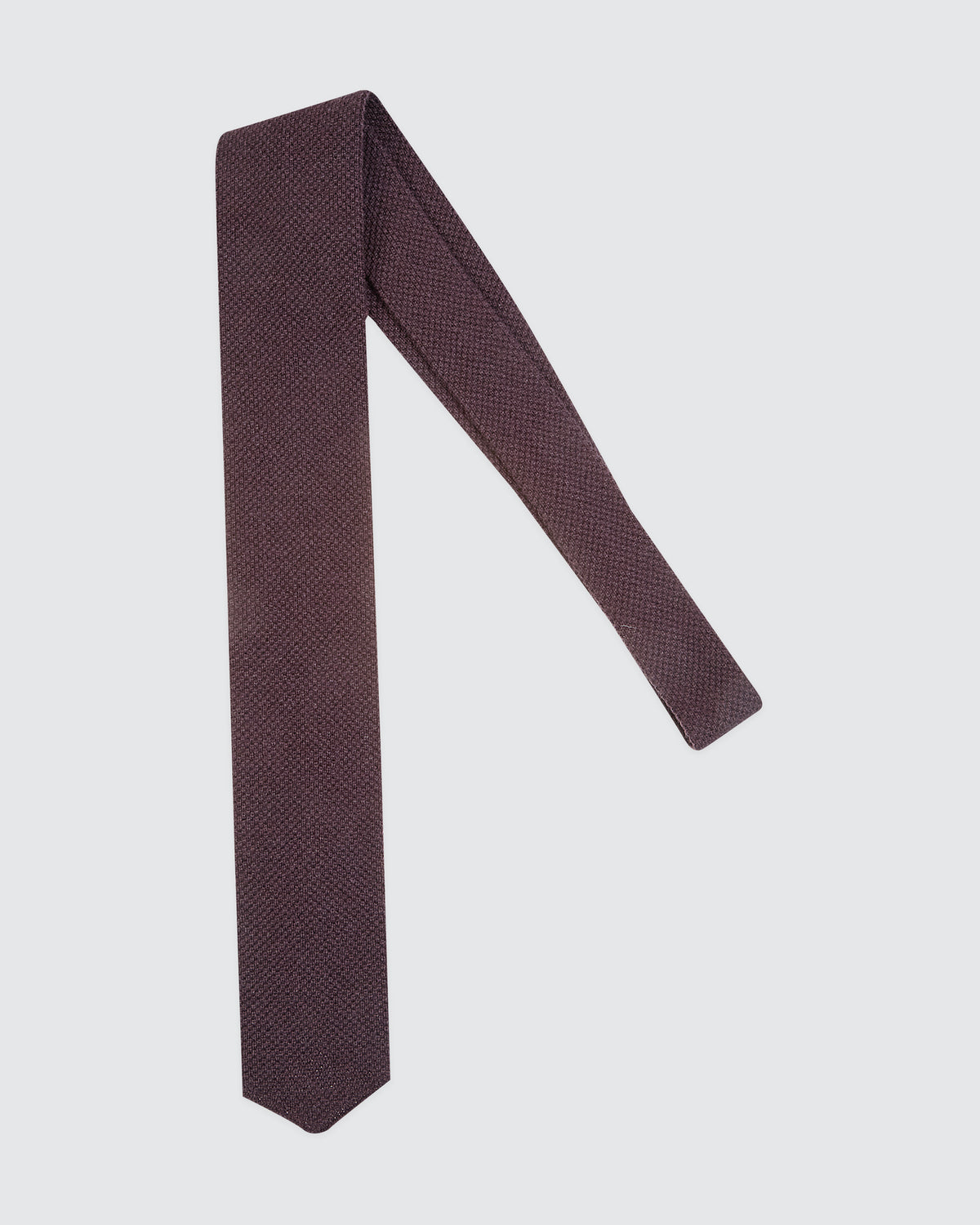 CASHMERE PIQUÉ-STITCH TIE - 2