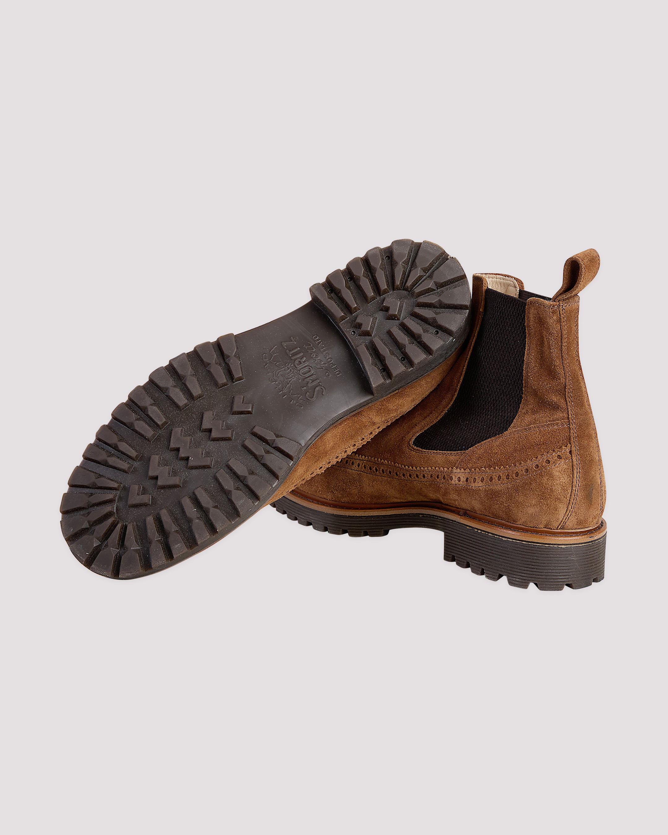 SCARPA PELLE VITELLO SCAMOSCIATO - 3