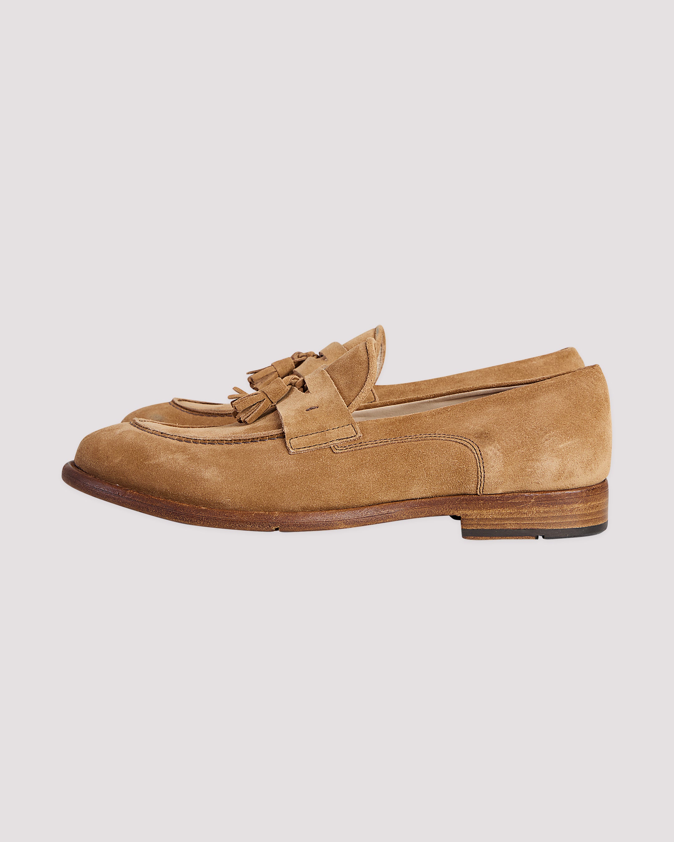 SCARPA PELLE VITELLO SCAMOSCIATO