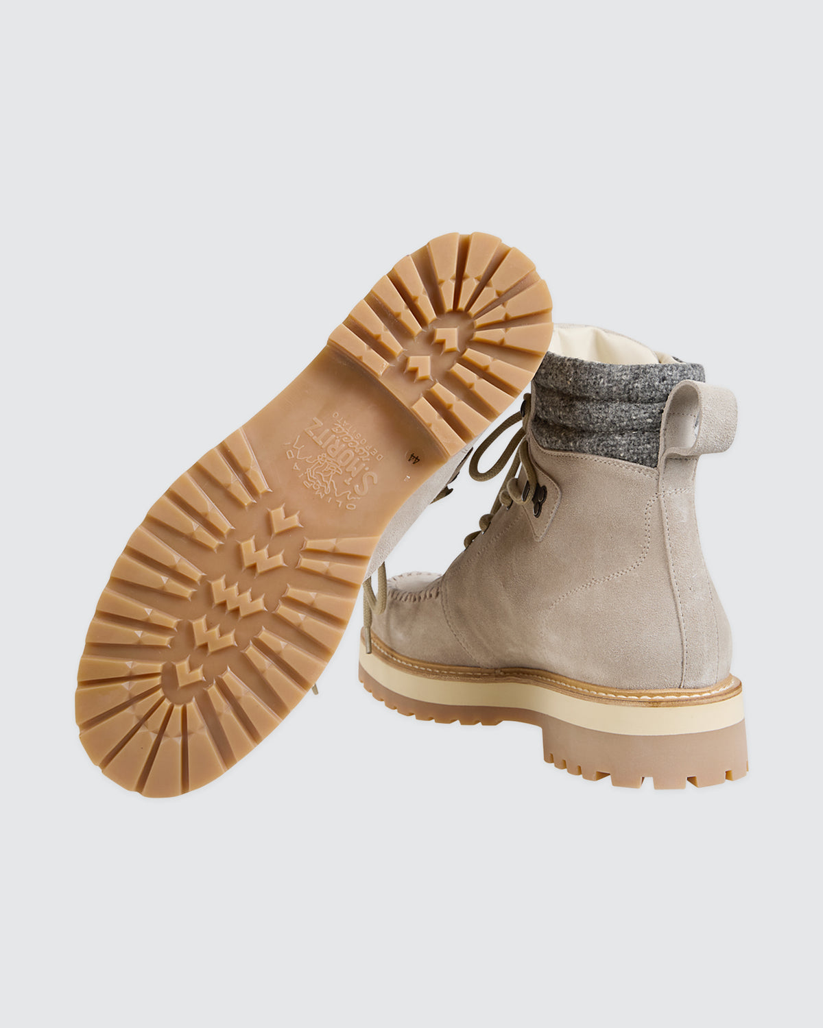 SCARPA PELLE VITELLO E LANA - 3