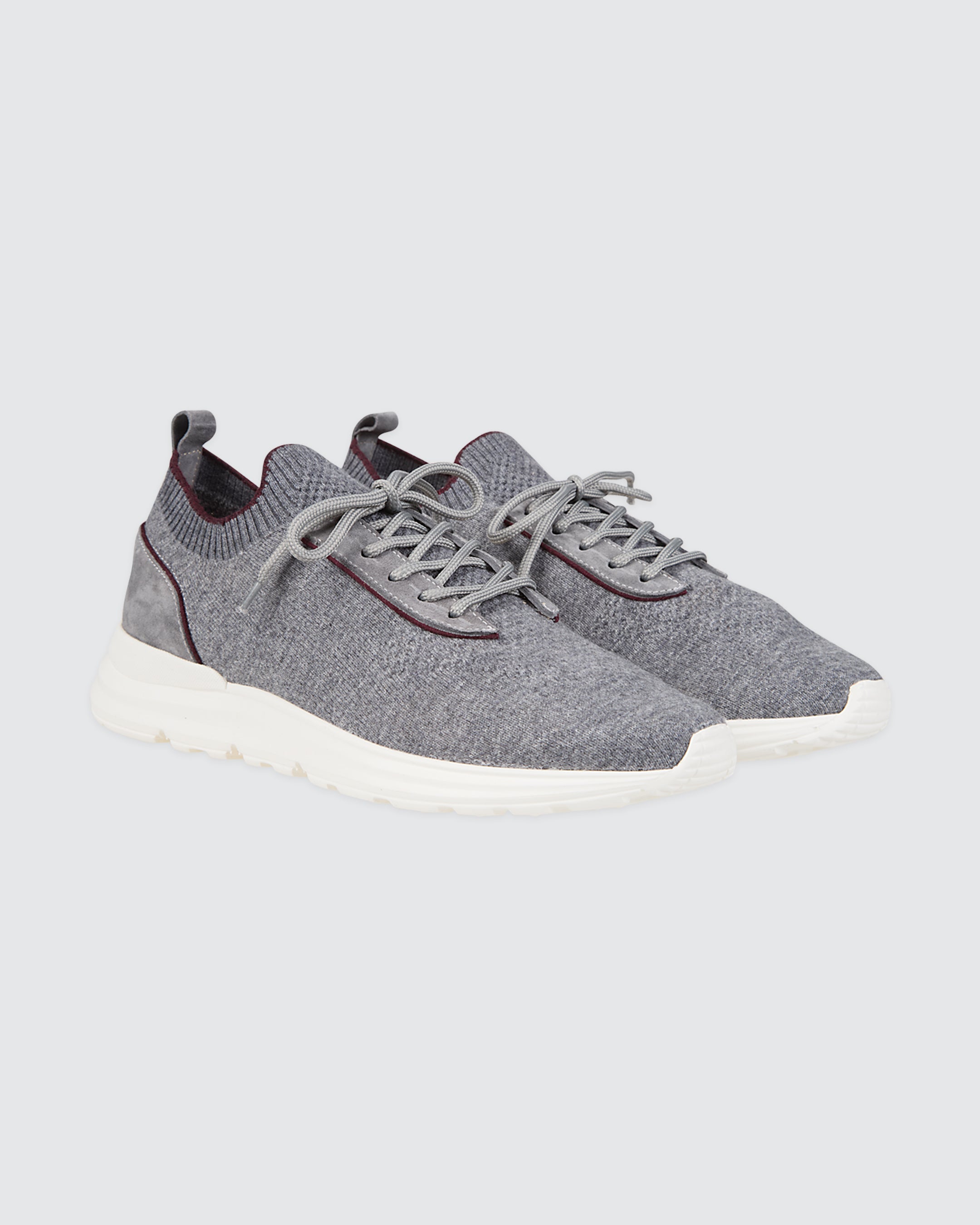 SCARPA NYLON LANA E PELLE DI VITELLO SCAMOSCIATA - 1